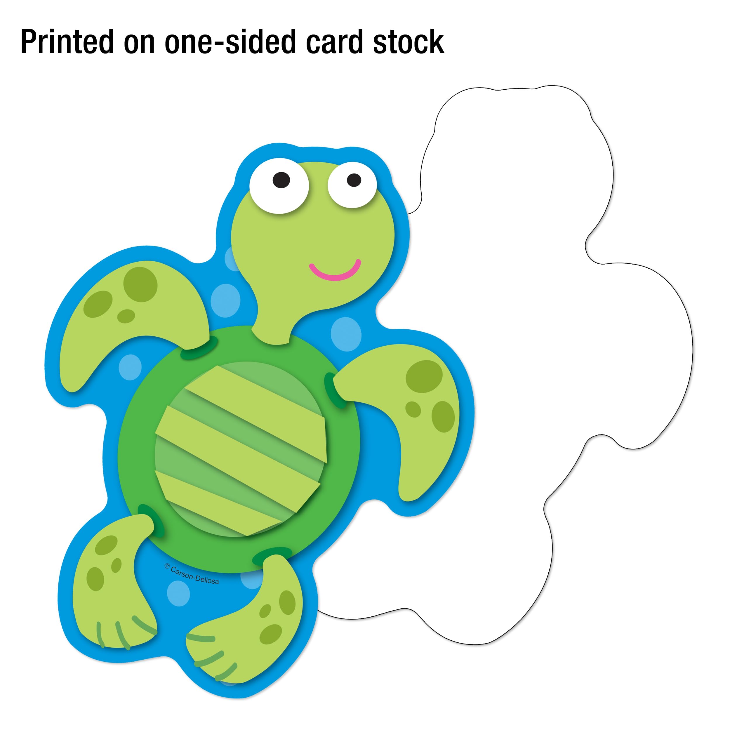 36pcs Carson Dellosa Sea Life Bulletin Board Cutouts - Ocean Themed Classroom Decor, Under The Sea Party Supplies & Summer Bulletin Board Decorations for Kids | Perfect for School, Nursery, Birthday Parties & Ocean Theme Events