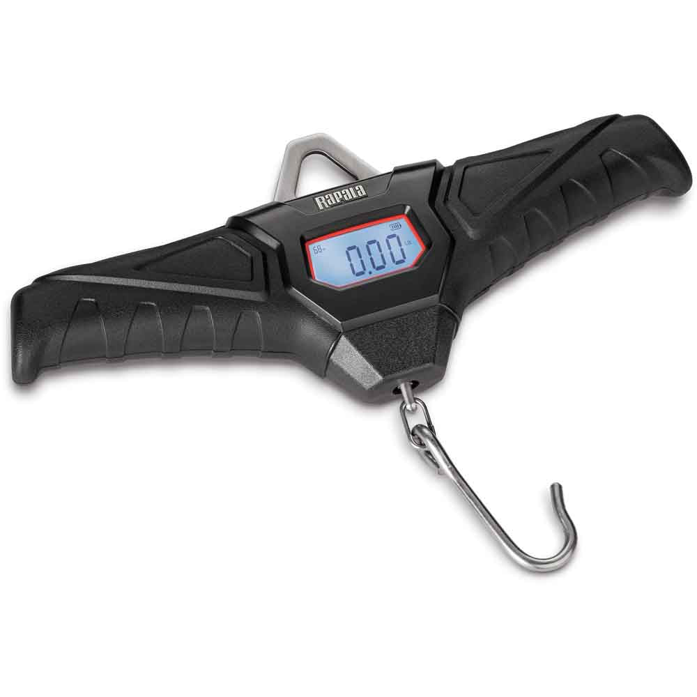 Rapala Digital Fishing Scale 100 lb - Portable Waterproof Fish Weighing Scale for Anglers, Perfect for Freshwater & Saltwater Fishing, Boating, and Outdoor Adventures