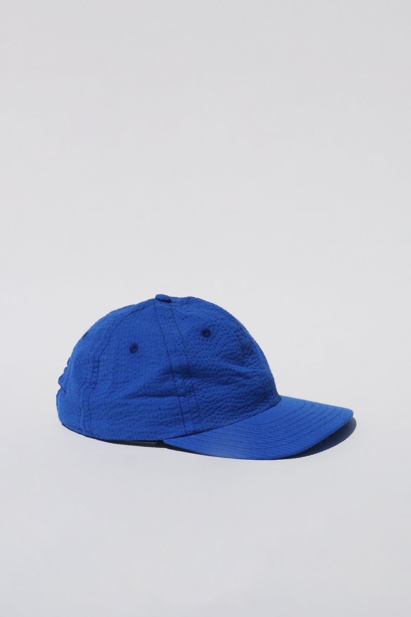 Lite Year Six Panel Seersucker Cap - Blue | Breathable Summer Hat for Men & Women | Perfect for Beach, Golf, and Outdoor Activities