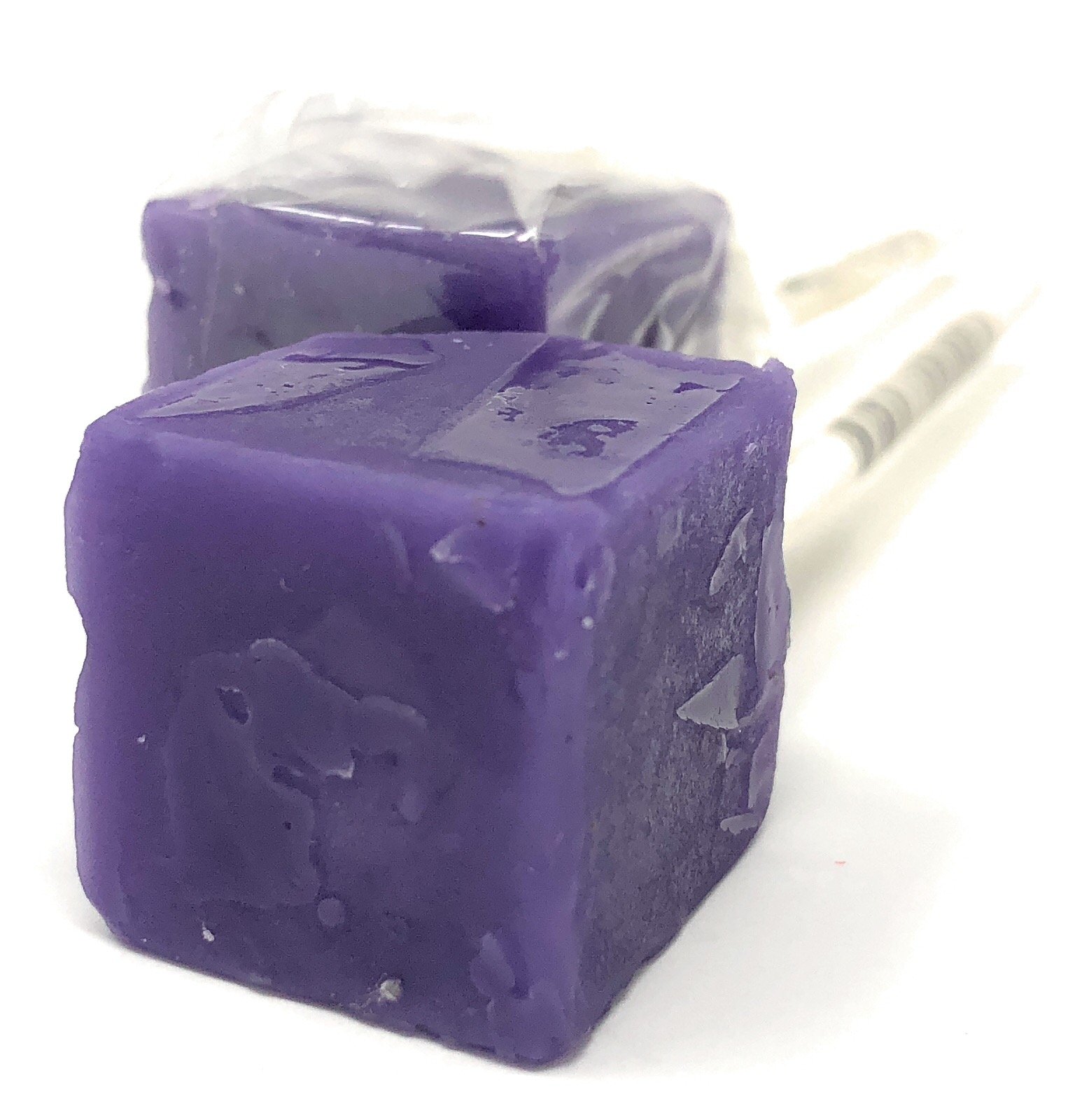 Espeez Hard Candy Cube Lollipops - 48 Count Bulk Pack of Individually Wrapped Old Fashioned Square Suckers in Grape Flavor | Perfect for Birthday Parties, Halloween Treats & Office Candy Bowls