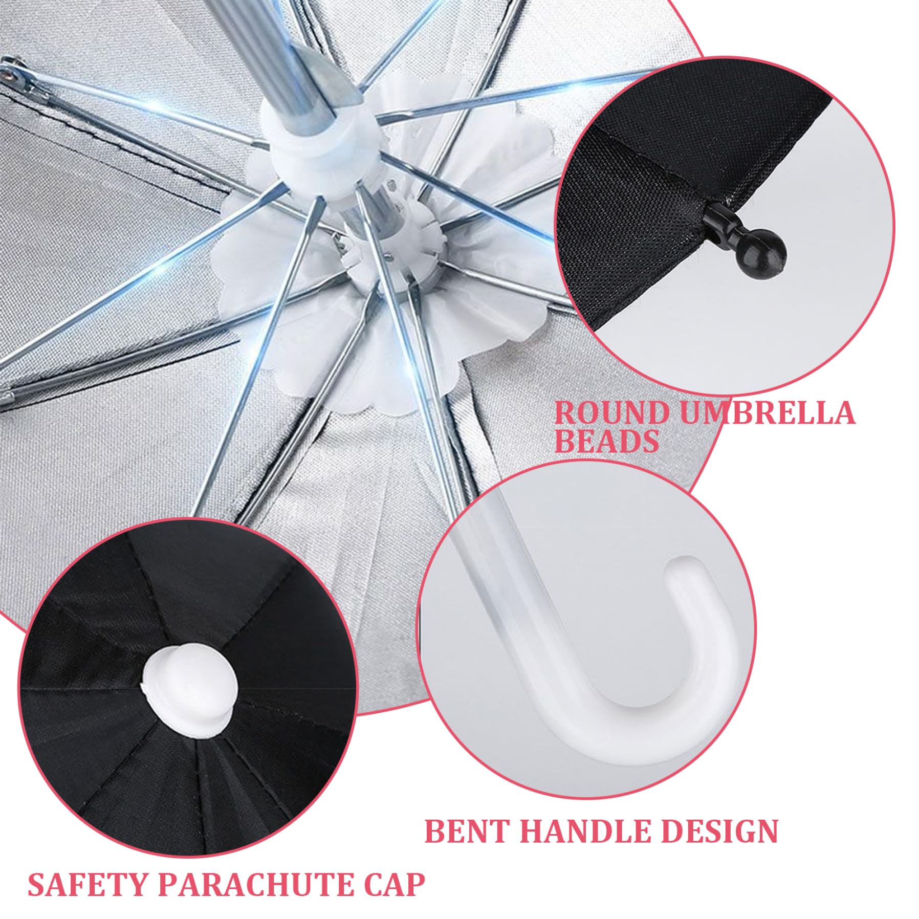 3-Pack UV Protection Phone Umbrella Sun Shade with Adjustable Suction Cup - Universal Sun Visor for Smartphones | Perfect for Outdoor Activities, Beach Days & Travel