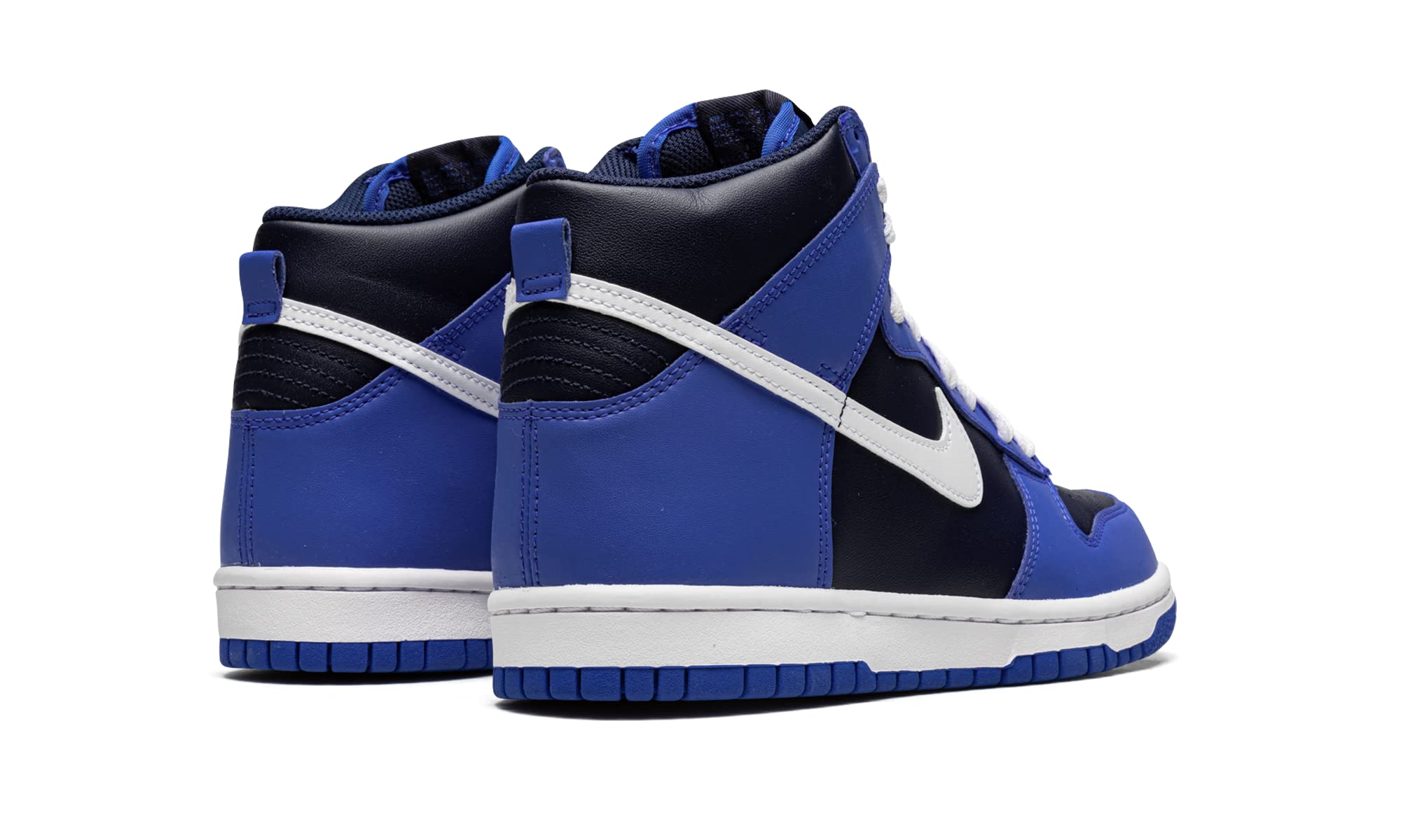 Nike Dunk High Top Sneakers for Kids - White/Midnight Navy (DH9751 100) | Basketball Shoes, Casual Wear & School Fashion for Boys & Girls