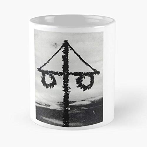 Classic 11 Oz Funny Coffee Mug - Midsommar Pole Design for Holidays - Perfect for Gifts, Office Use & Cozy Home Coffee Breaks