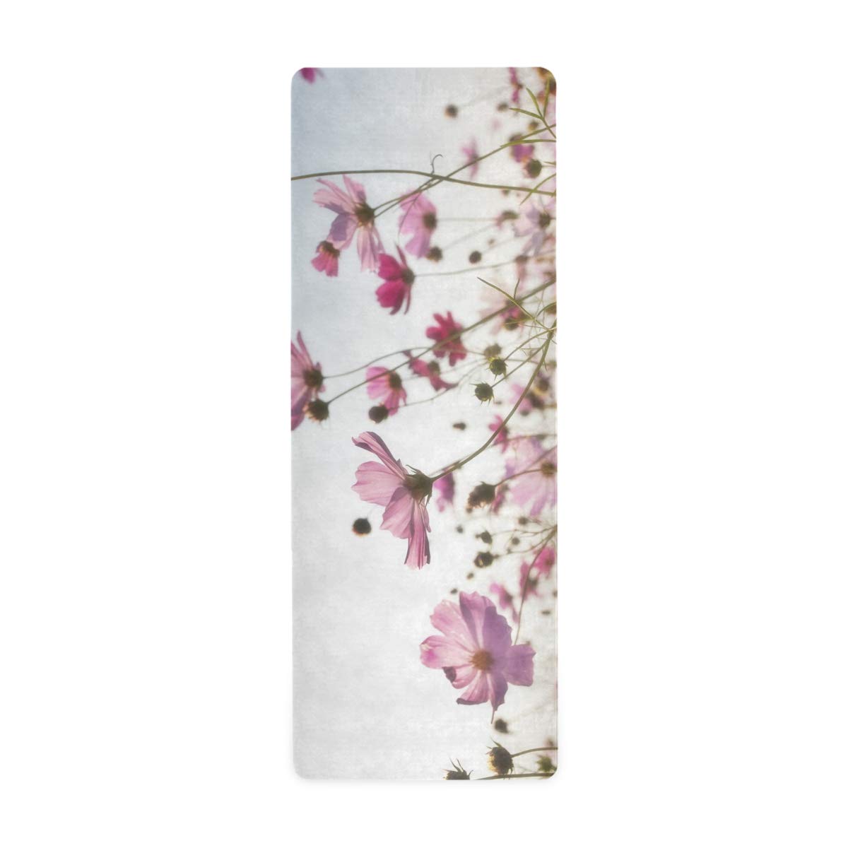 Premium Non-Slip Yoga Mat - 1mm Thin & Lightweight Exercise Mat with High Performance Grip | Eco-Friendly & Non-Toxic Material | Ideal for Yoga, Pilates, Home Workouts & Gym Training