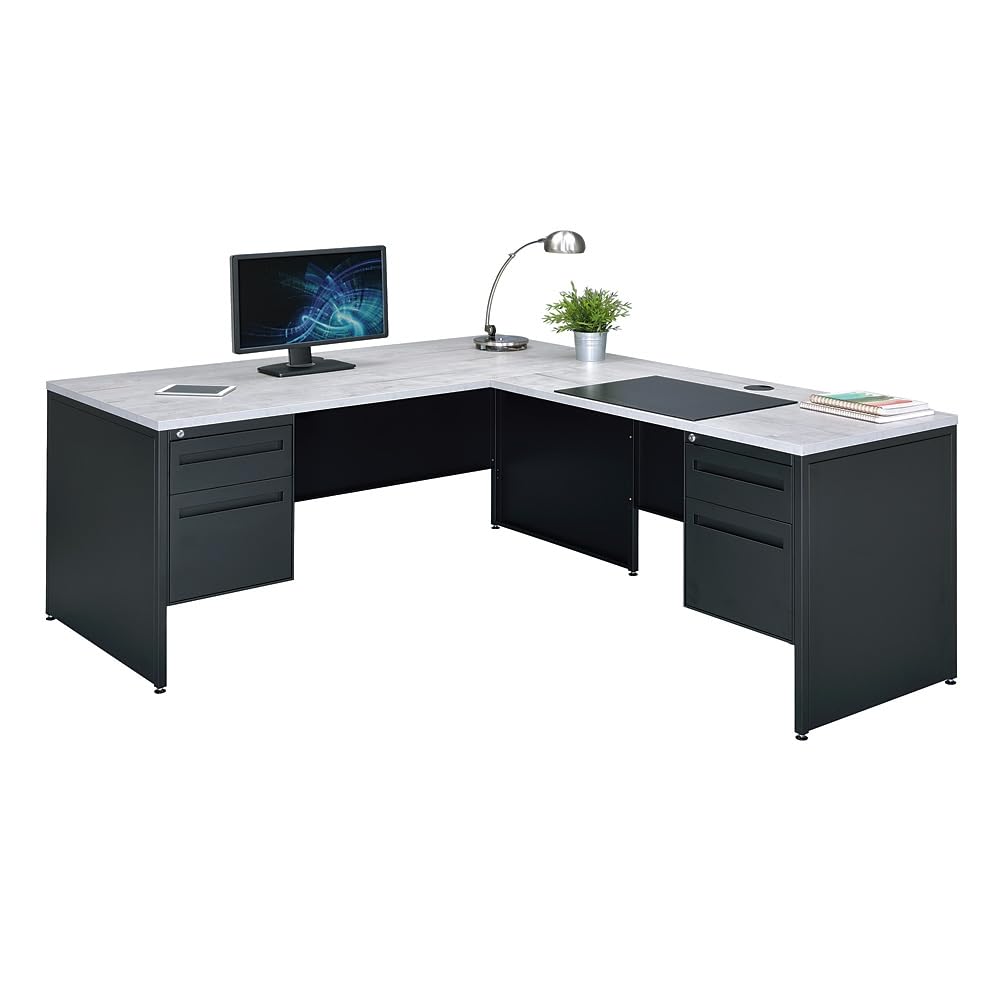 Ergonomic Reversible L-Shaped Desk 66