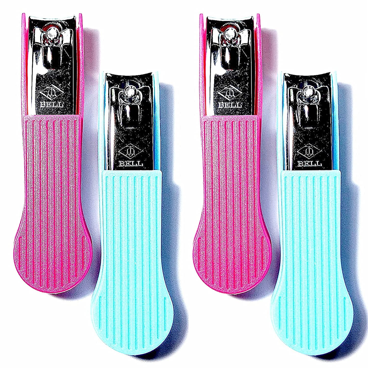 SIYAA 4-Piece Nail Clipper Set for Women - Stainless Steel Nail Cutters with Nail File (30g) - Perfect for Travel, Home, Salon & Grooming Kits