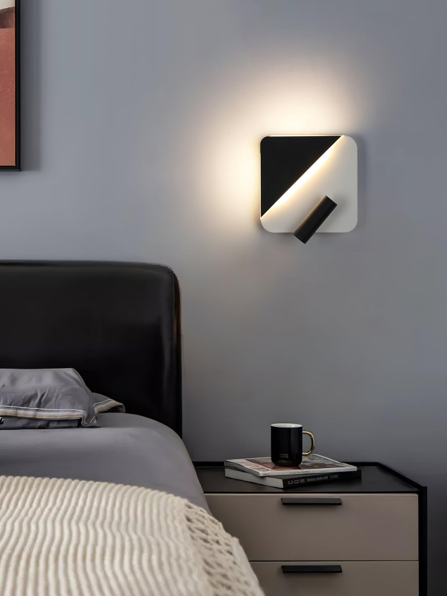 Kneeland Adjustable Rotatable Wall Lamp - Modern Swing Arm Sconce for Bedroom, Living Room, and Hallway Lighting