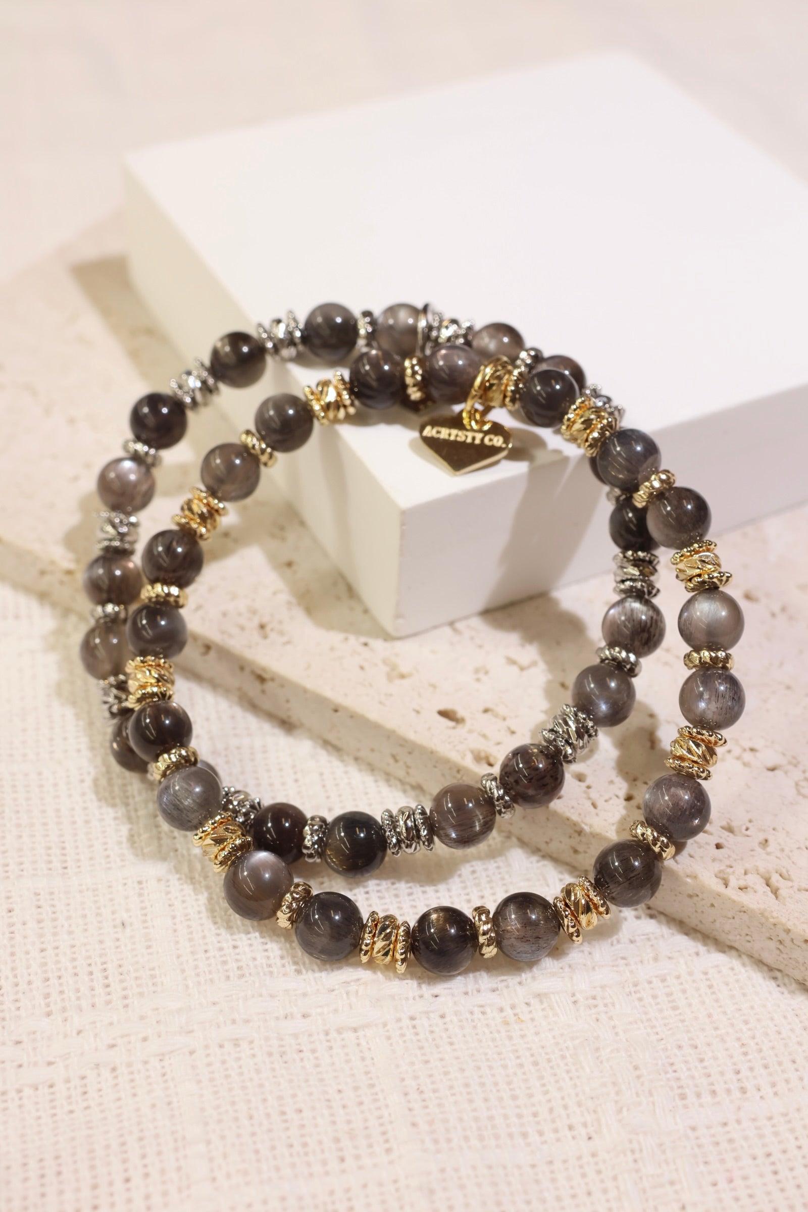 Premium Black Gold Skeletal Bracelet for Men - Stylish Gothic Punk Jewelry Gift for Halloween, Parties & Everyday Wear