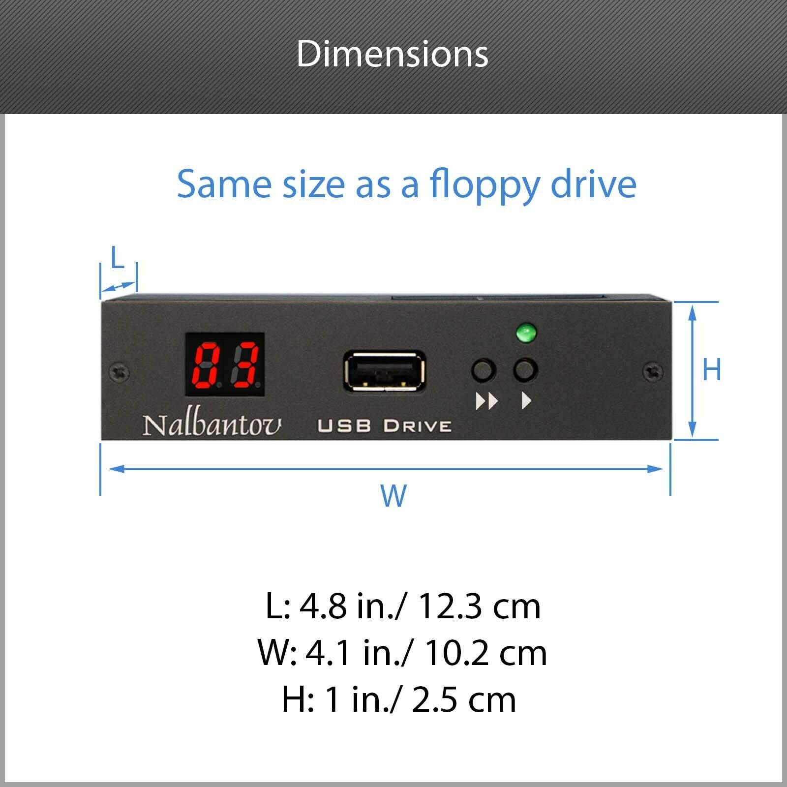 N-Drive 100 USB Floppy Disk Emulator for Korg Trinity Series - Replace Old Floppy Drives with USB Storage for Music Production & Live Performances
