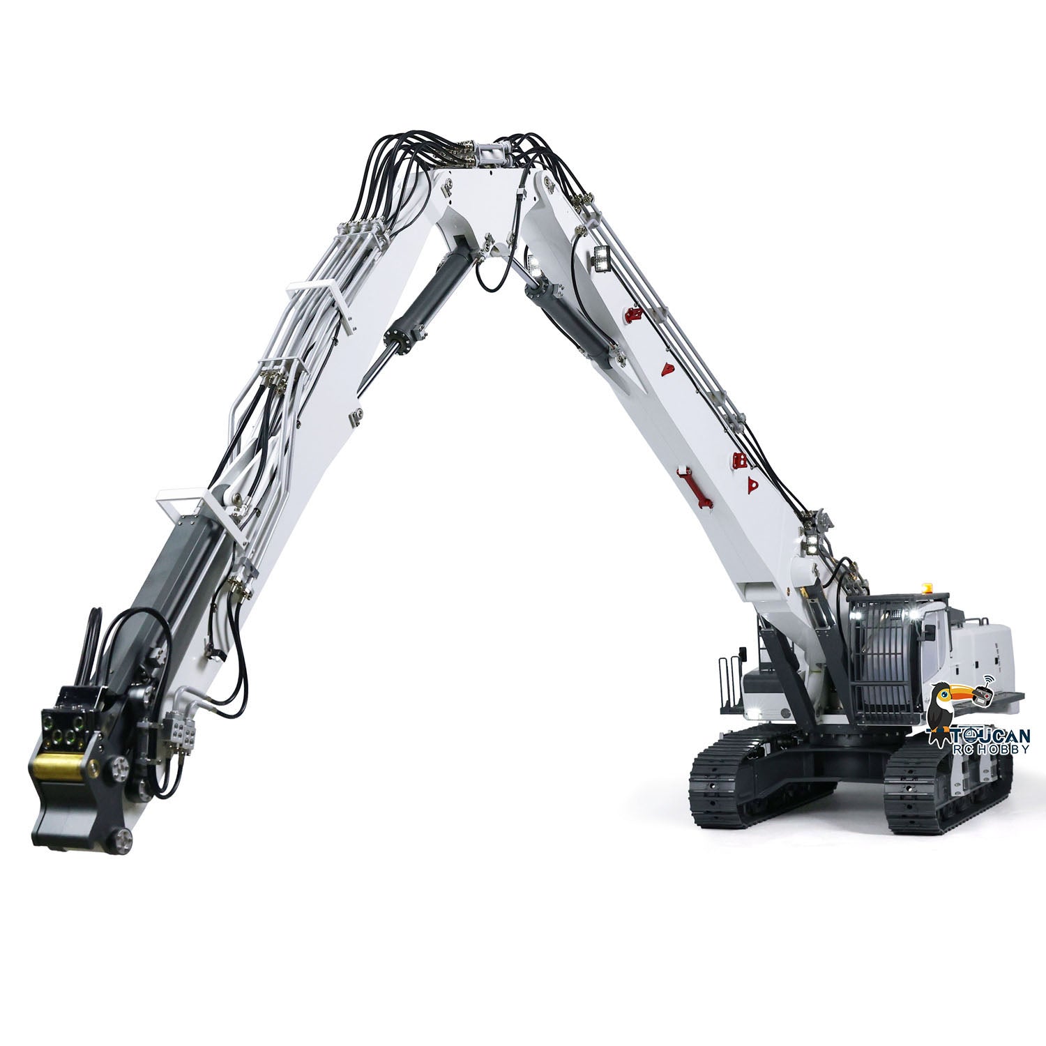 1/14 Scale K970 RC Hydraulic Excavator - 300 Channel Radio Controlled Demolition Machine, PL18EVLite RTR/PNP for Construction Simulation & Outdoor Play