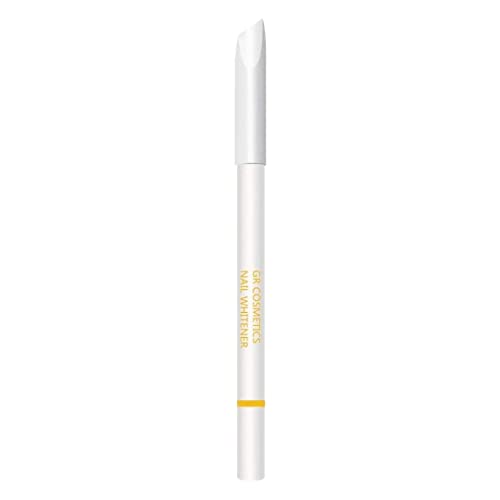 GR Cosmetics Nail Whitening Pencil - French Manicure Nail Whitener (1 Pack) for Perfect White Tips | At-Home Manicure & Professional Salon Use