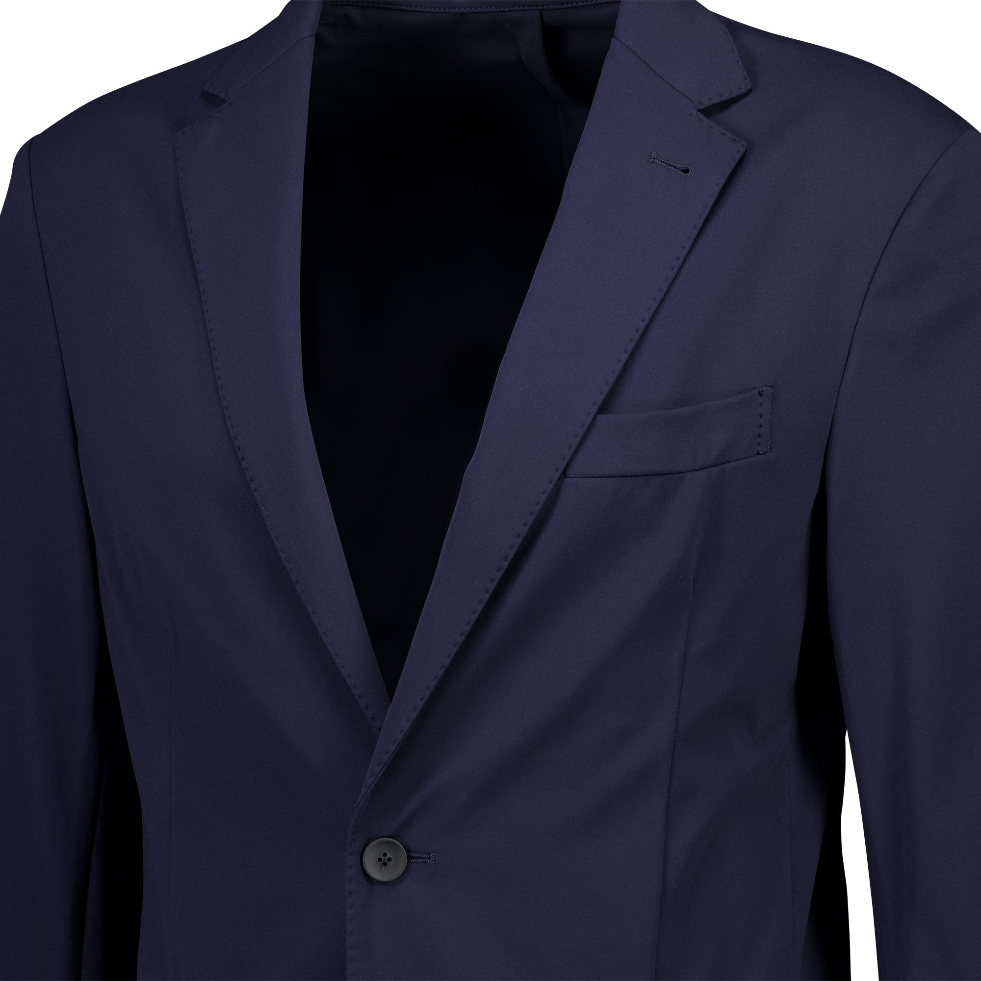 FRADI Stretch Sports Jacket for Men & Women - Lightweight Breathable Running Jacket with Moisture Wicking - Navy Blue Athletic Windbreaker for Outdoor Jogging, Hiking & Gym Workouts