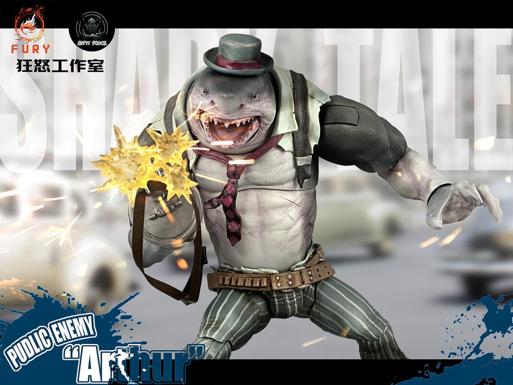 Fury Toys 1/12 Scale 8-Inch Abyss Force Arthur Gypsy Billy Action Figure - Collectible Model for Display, Photography & Cosplay Scenes