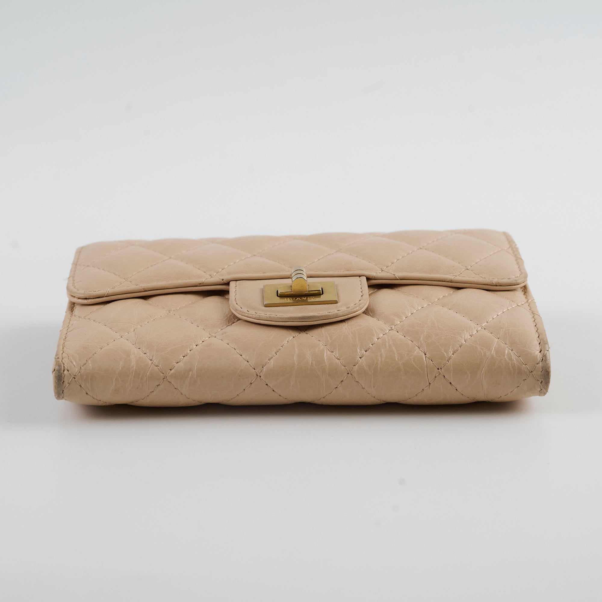 Chanel Reissue 2.55 Wallet in Beige - Classic Flap Bag with Chain Strap for Women | Perfect for Everyday Use, Travel & Special Occasions