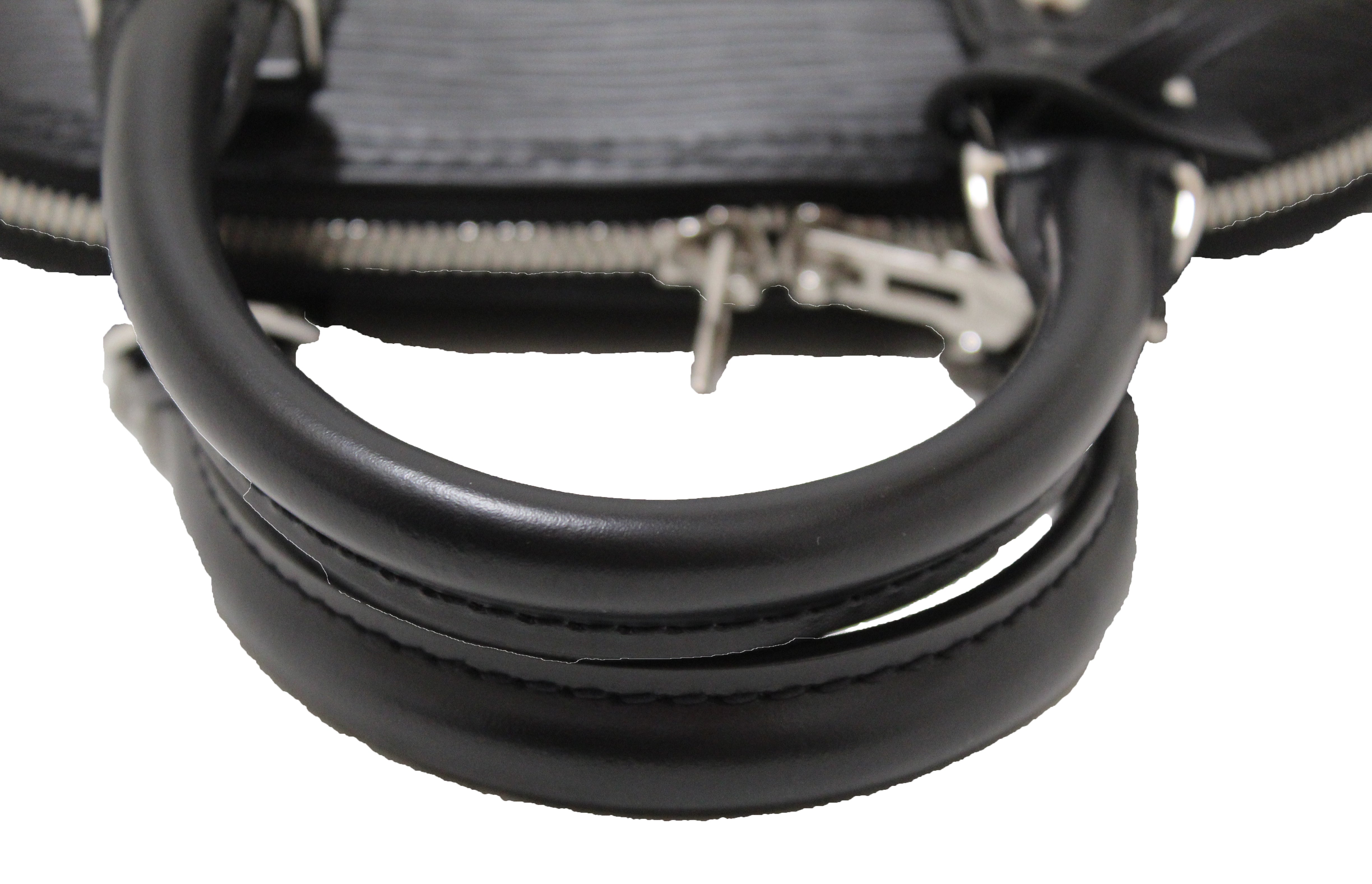 Authentic Louis Vuitton Black Epi Leather Alma BB Handbag Crossbody Bag - Luxury Designer Purse for Women, Perfect for Work, Travel & Evening Events