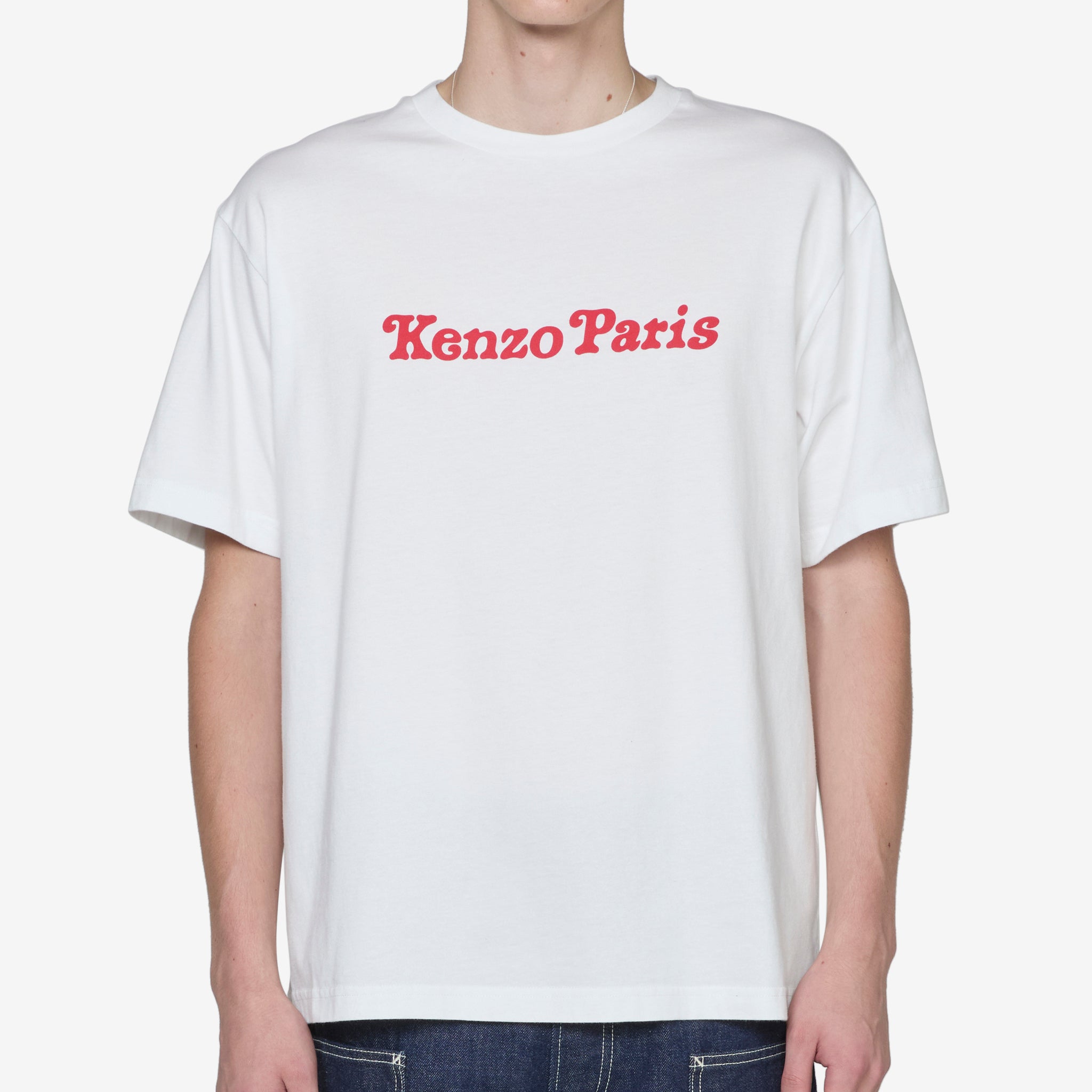 KENZO VERDY MARKET Oversized T-Shirt in Off White | Streetwear Fashion for Men & Women | Perfect for Casual Outfits, Concerts, and Urban Style