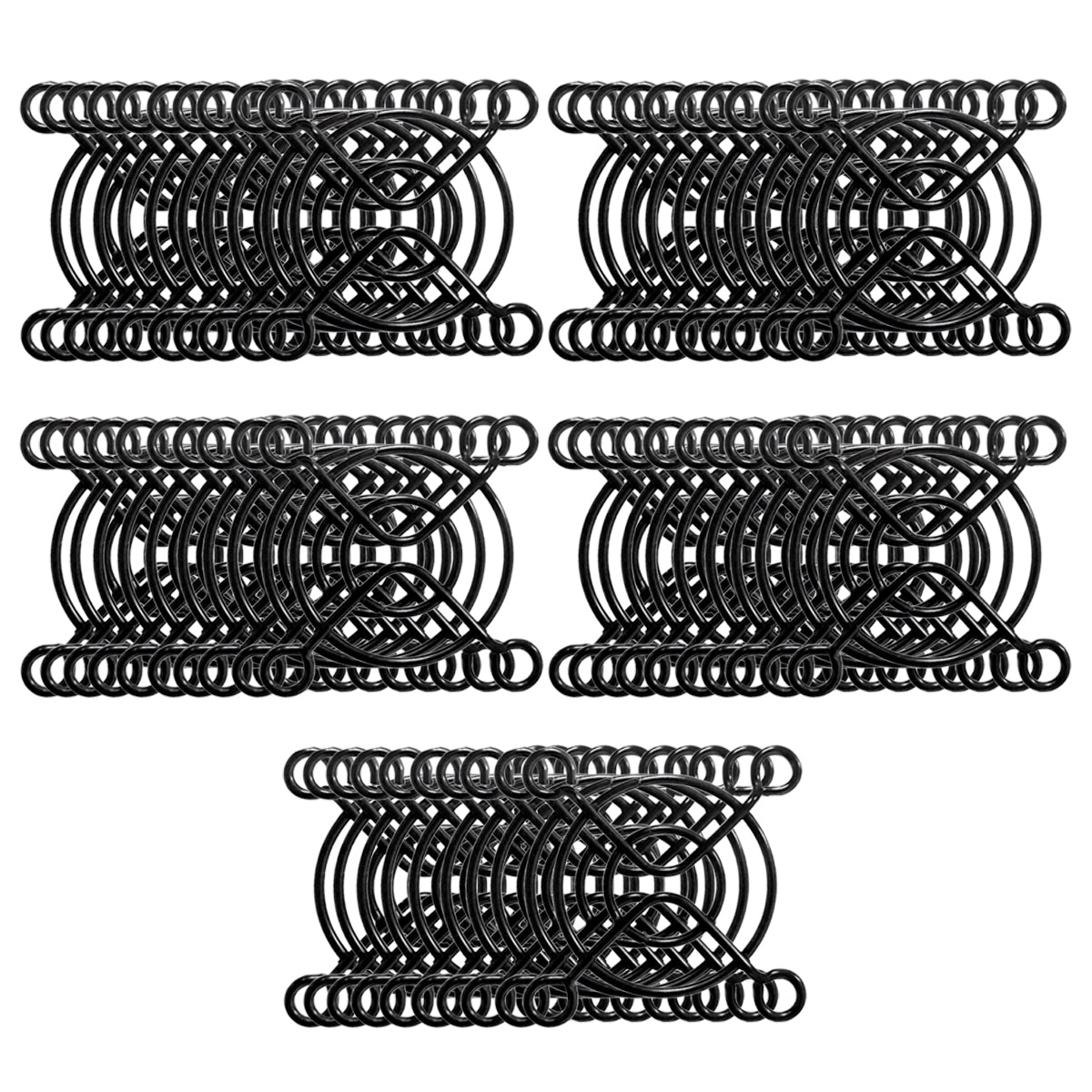 40mm Wire Fan Grill Guard - Black Metal Mesh Cover for PC Case Cooling Fans - Perfect for Gaming Rigs, Servers & Computer Builds