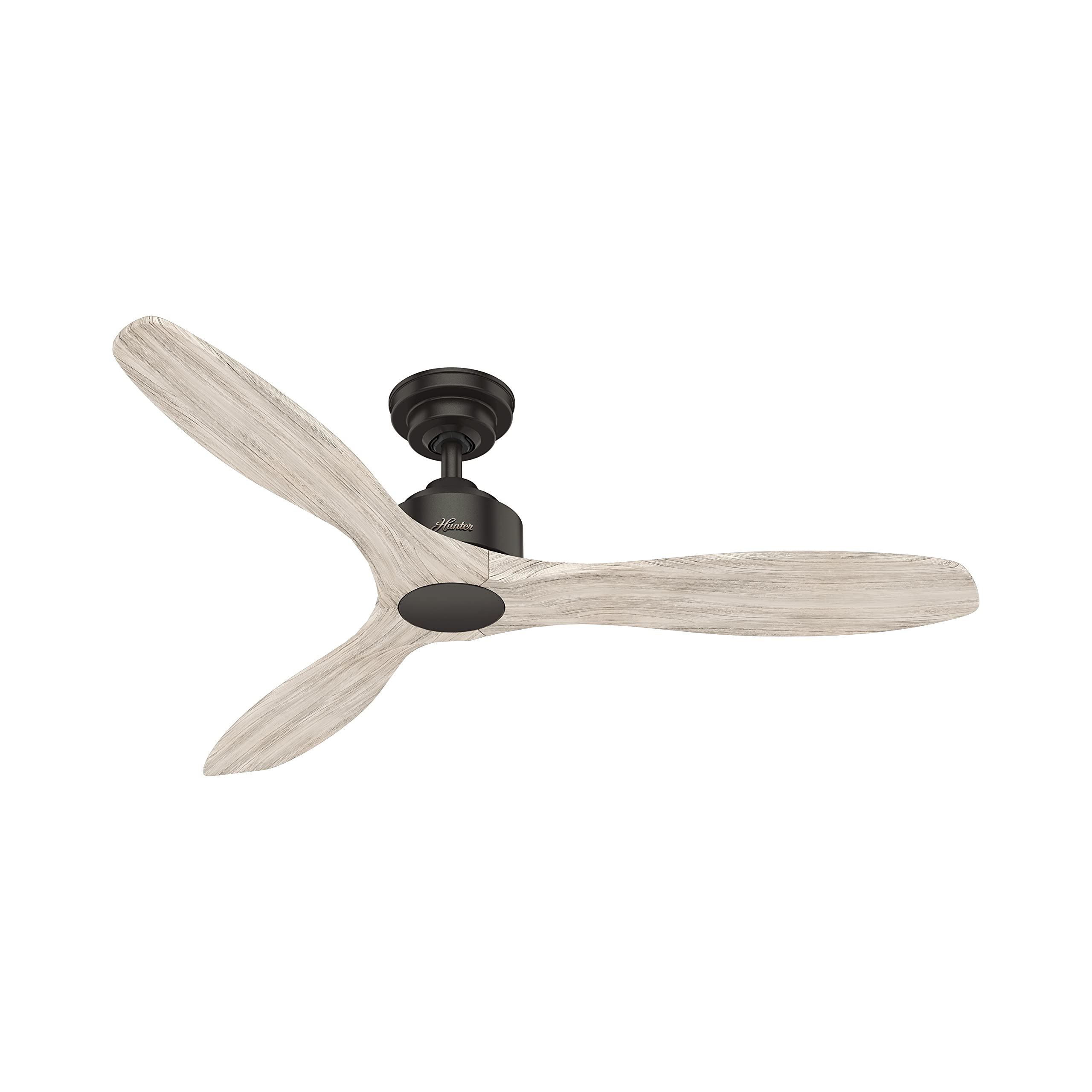 Hunter Fan 52 Inch Contemporary Noble Bronze Finish Indoor Ceiling Fan with 3 Blades - Energy Efficient Quiet DC Motor - Perfect for Living Room, Bedroom & Home Office (Renewed)