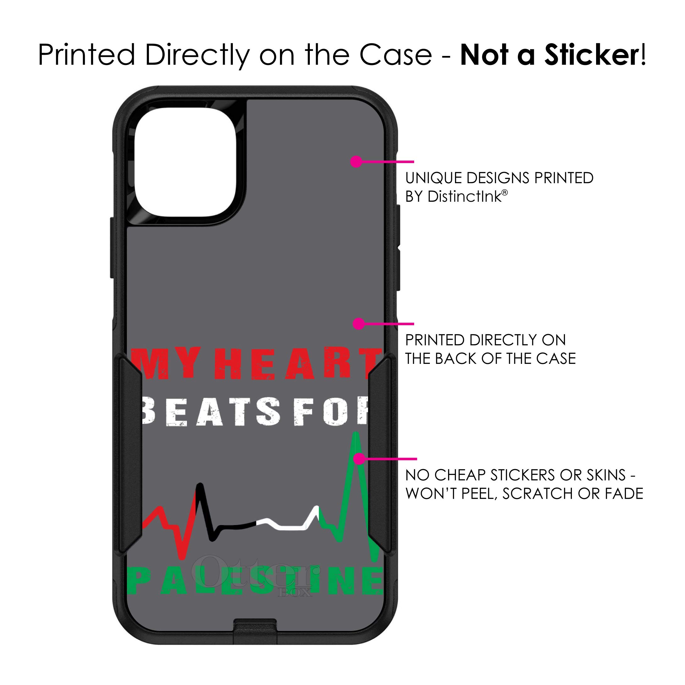 Premium DistinctInk iPhone 11 Pro MAX Case (6.5 Inch) - Durable OtterBox Commuter Replacement - Black Custom Design - Perfect for Travel, Work & Daily Protection