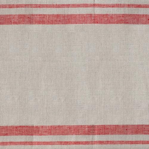 Red & Natural - French Stripe