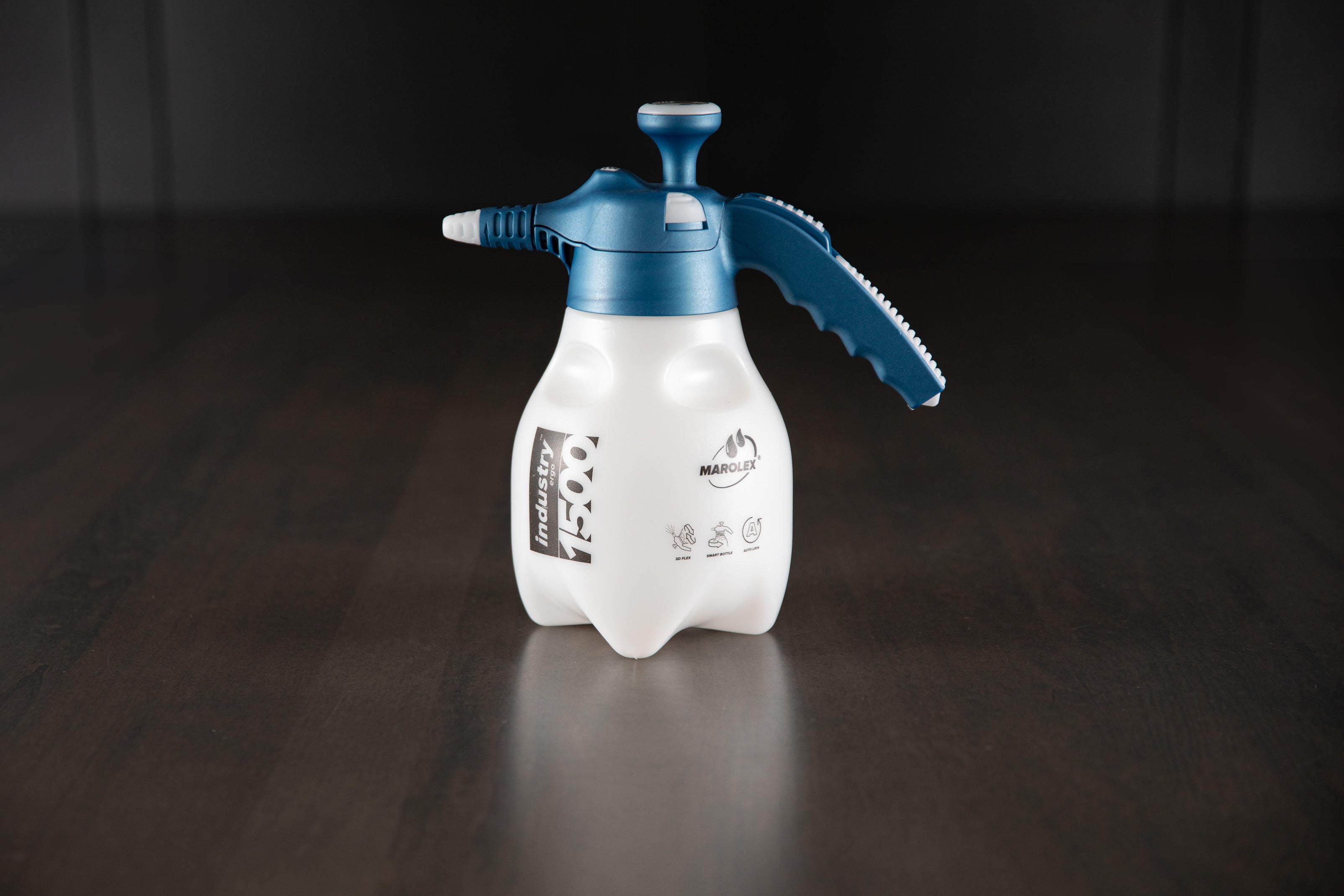 Marolex Ergonomic Industrial Spray Bottle - Heavy Duty Chemical Resistant for Cleaning, Gardening & Automotive Use