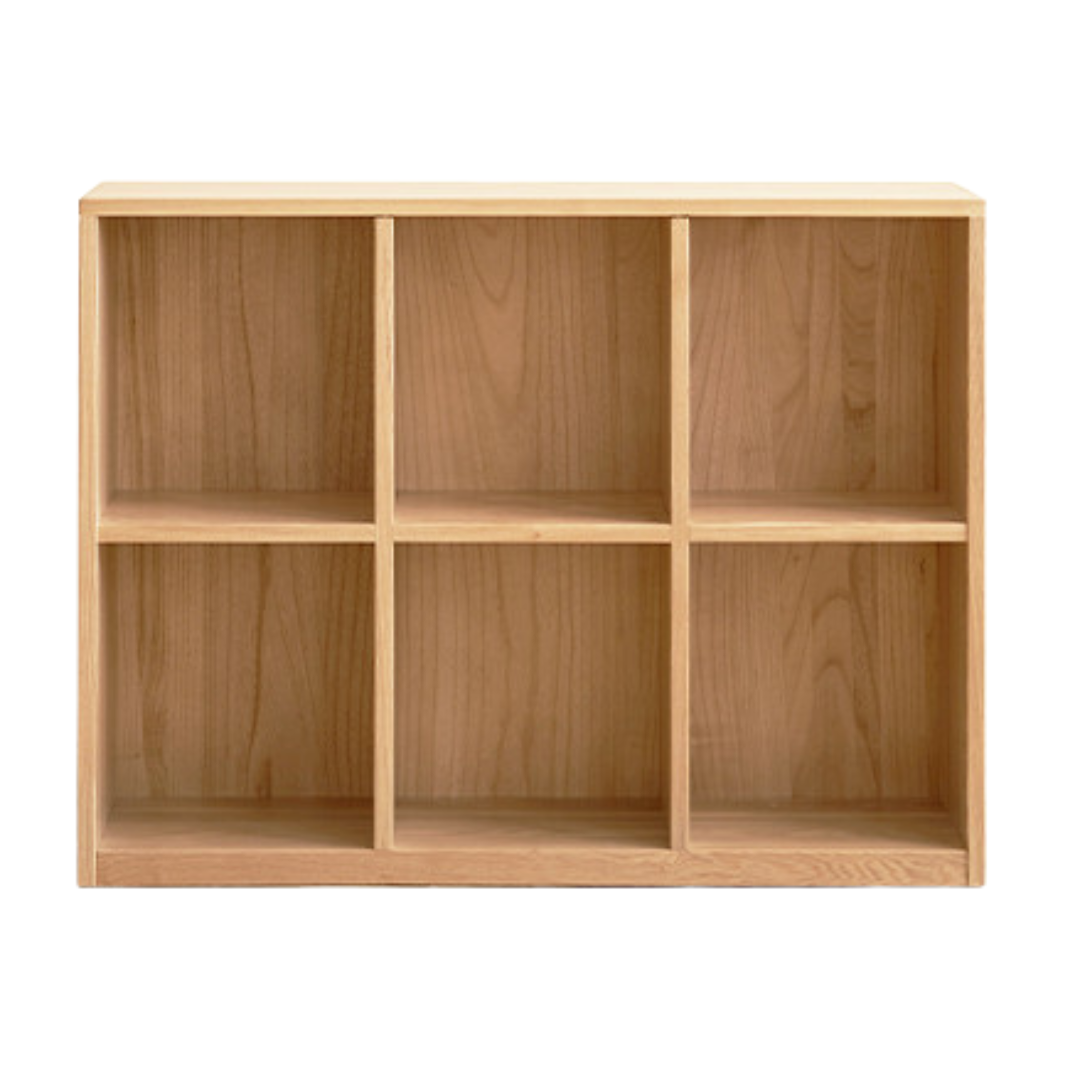 Solid Black Walnut & Ash Wood Bookcase Shelf - Rustic Floor Standing Bookshelf for Living Room, Home Office & Library Storage