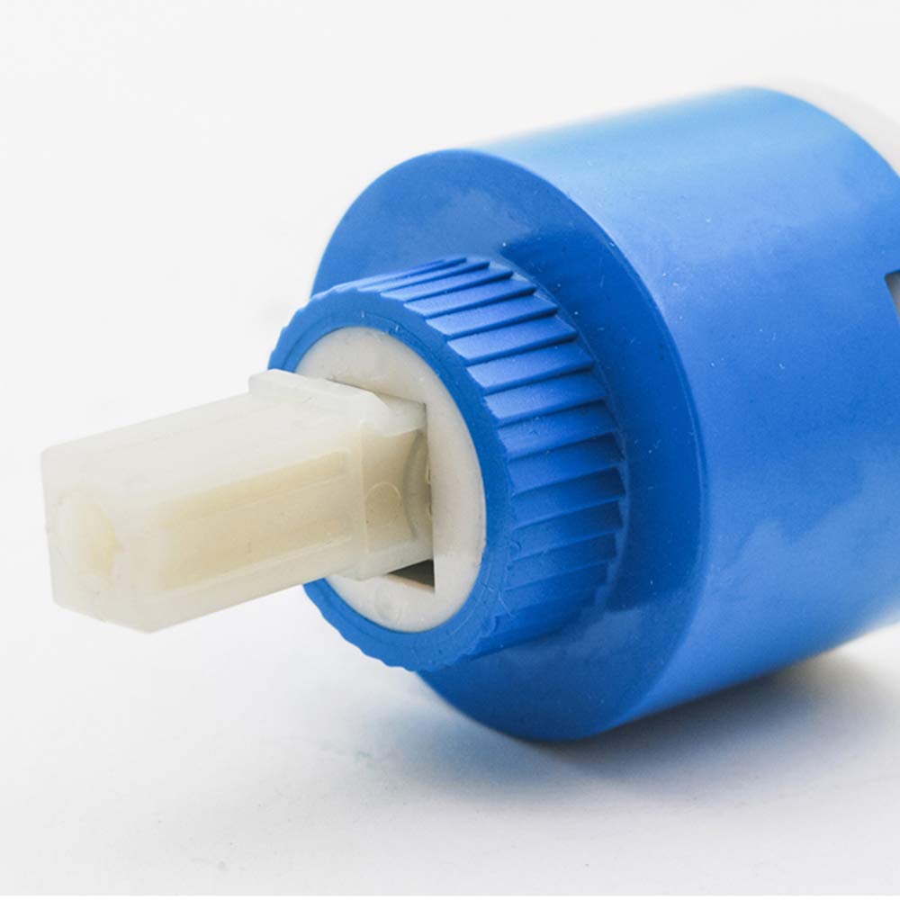Ceramic Disc Cartridge Replacement for Kitchen Faucet - 35mm Blue Square Single Lever Type-B - Perfect for Leaky Taps, Sink Repairs & DIY Plumbing Projects