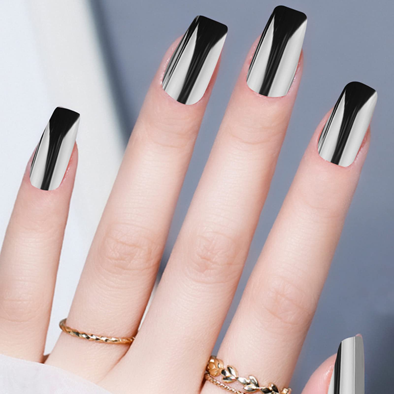 Layfuz 12 Sizes Acrylic Fake Nails Set - Full Cover Natural False Nails Tips for Nail Salon & DIY Manicure | Perfect for Nail Art, Home Use, and Professional Nail Extensions