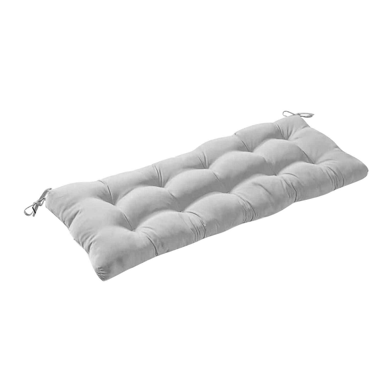 DOAEGNG Thick Patio Bench Seat Cushion - Waterproof Outdoor & Indoor Furniture Pillow with Non-Slip Ties - Comfy Lounge & Garden Swing Chair Cushion for Backyard, Deck, Poolside, and Balcony Relaxation