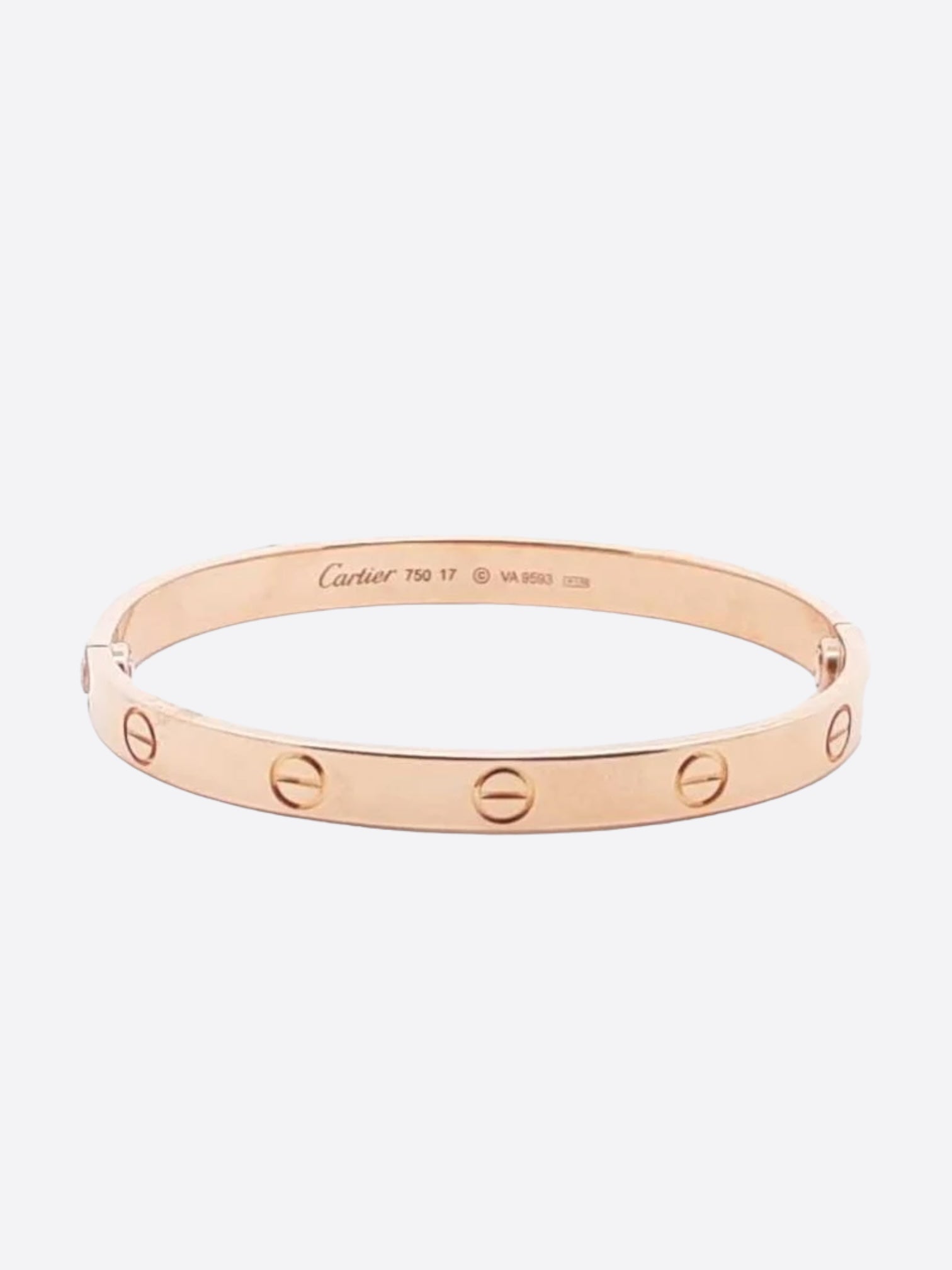 Cartier Rose Gold Love Bracelet - 18K Pink Gold Luxury Jewelry for Women, Romantic Gift for Anniversary & Valentine's Day - Perfect for Date Nights & Special Occasions