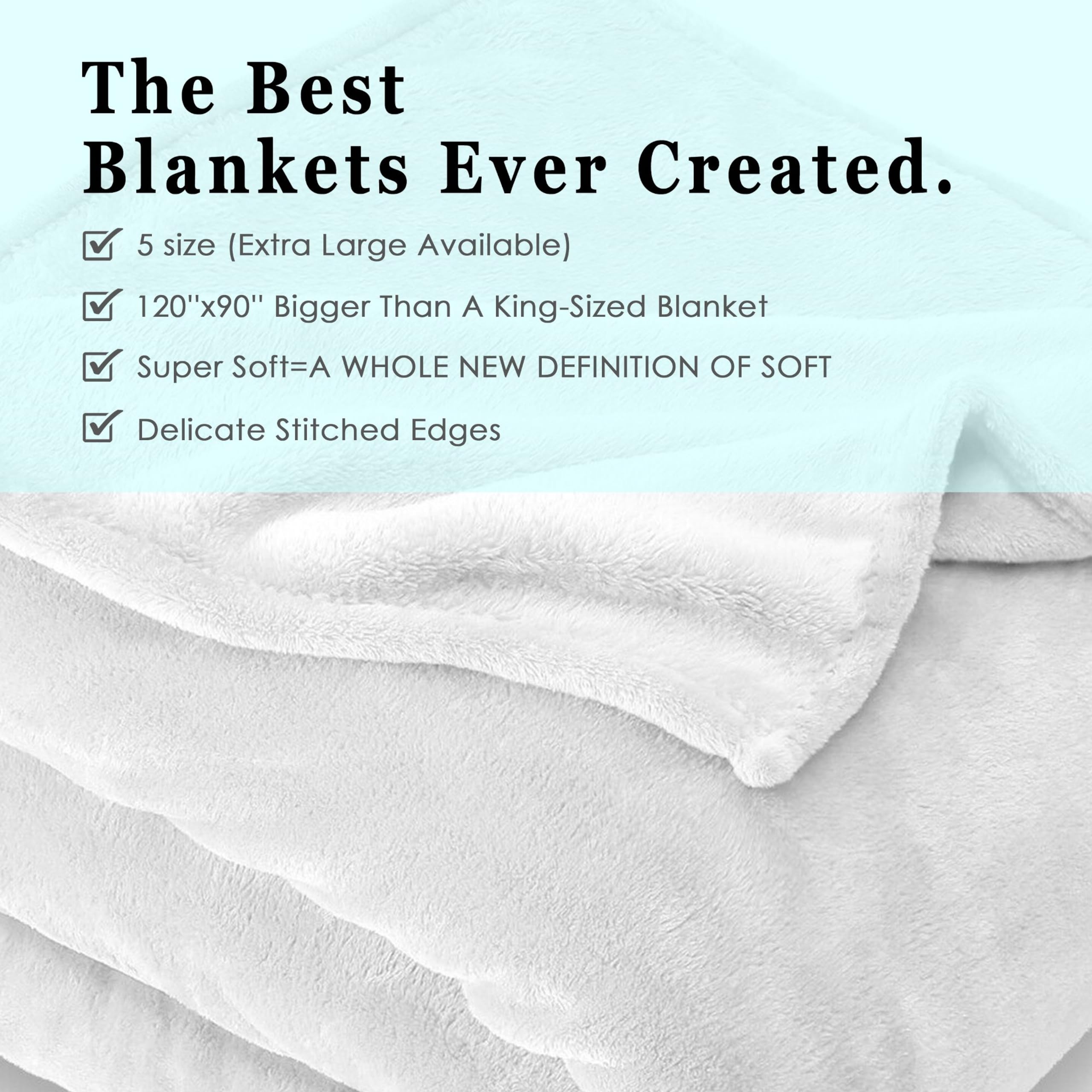 Bohemian Jigsaw Puzzle Fleece Blanket - Ultra Soft Cozy Fuzzy Throw for Kids, Girls & Boys - Perfect Gift for Picnic, Home Decor, Couch, Bedroom & Travel - Family Size 90''×120'' - Great for Movie Nights, Camping & Cozy Evenings