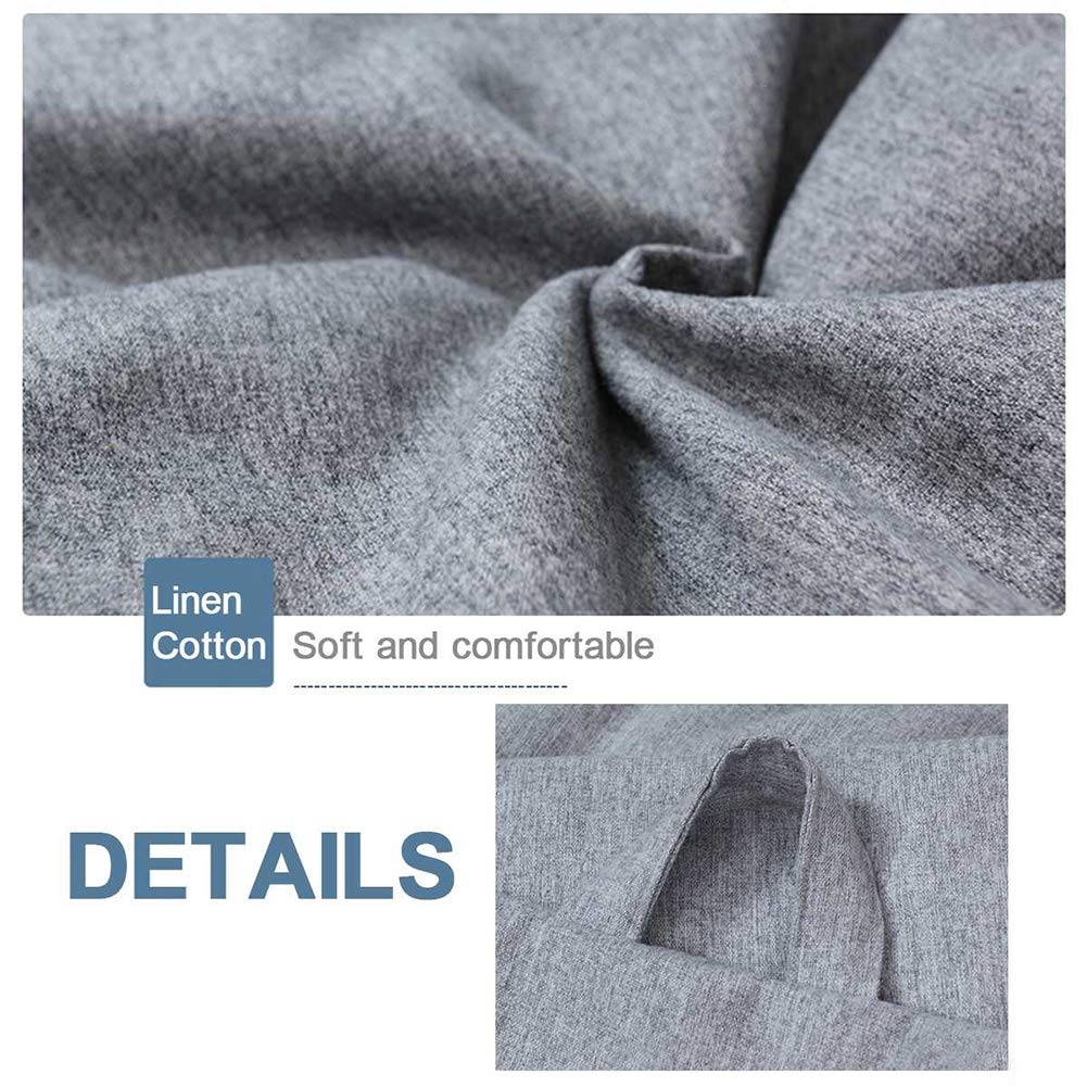 Waterproof Bean Bag Chair Cover - Dark Blue Lazy Lounger Sofa Cover for Adults & Kids, Storage Toy Bag Replacement (No Filling Included) - Perfect for Living Rooms, Playrooms & Dorm Decor