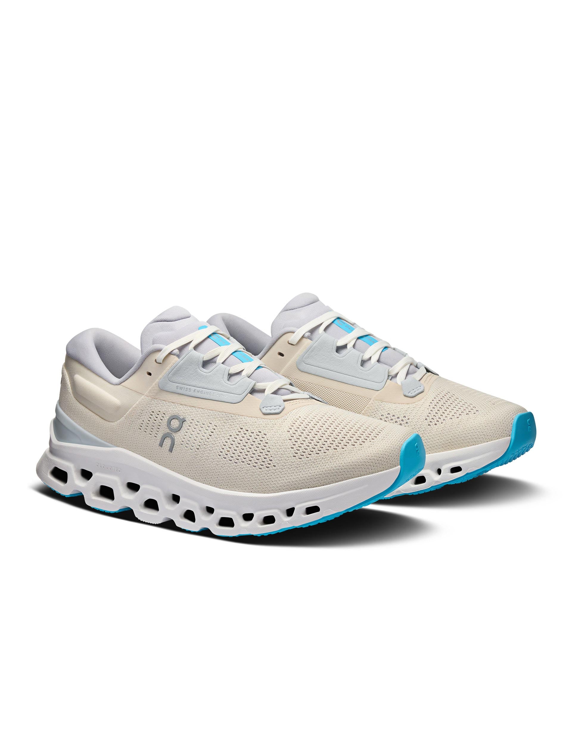 ASICS Cloudstratus 3 Running Shoes - Cream/Arctic - Premium Cushioned Sneakers for Men & Women | Ideal for Long-Distance Running, Jogging & Gym Workouts