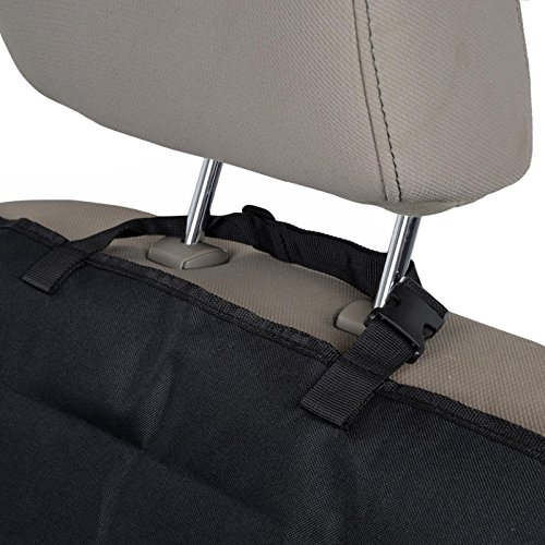 BDK Heavy Duty Waterproof Dog Car Seat Cover - Durable Black Oxford Fabric Pet Seat Protector for Cars, Trucks, Vans & SUVs | Perfect for Travel, Outdoor Adventures & Daily Commutes