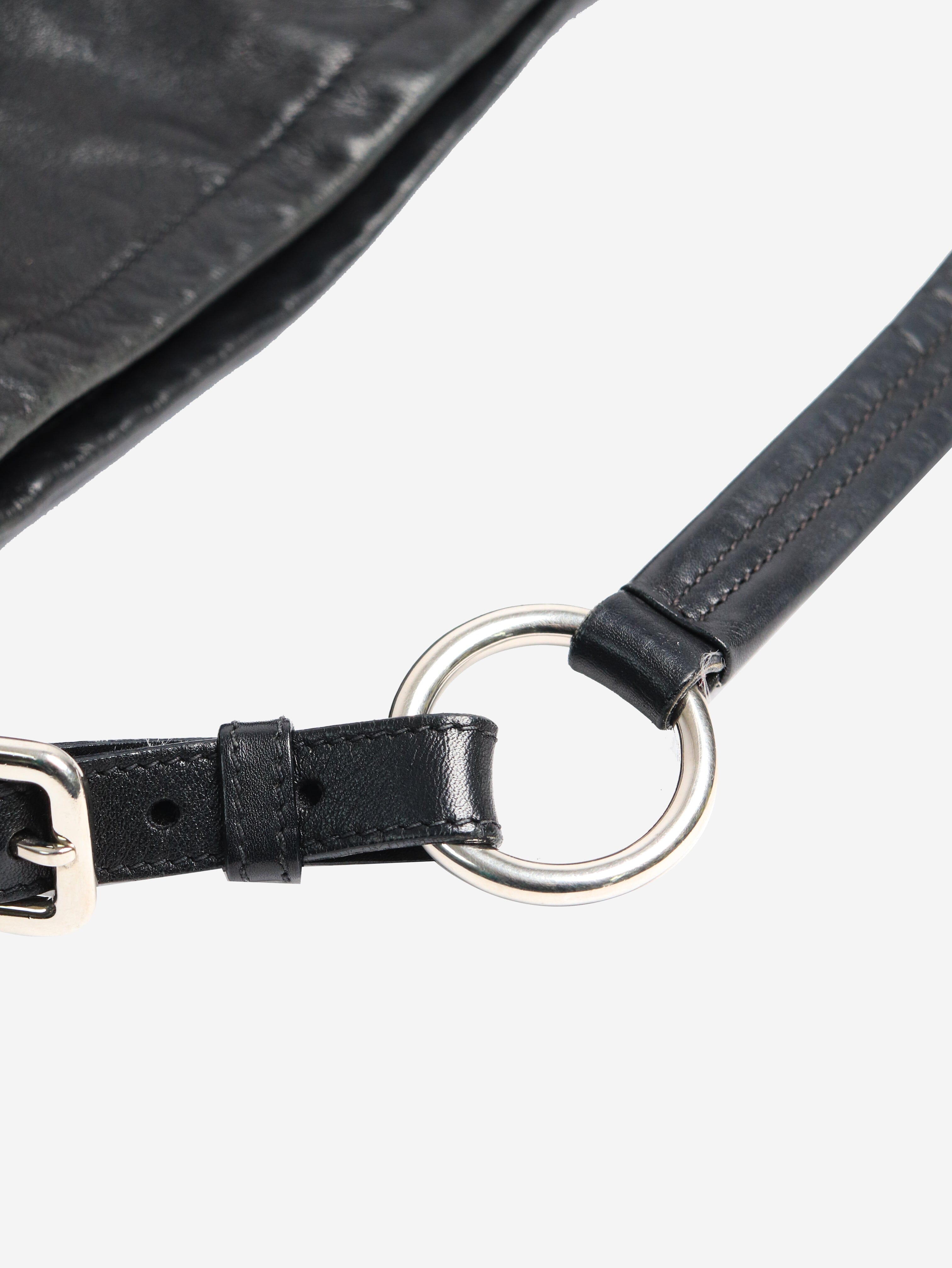 Stylish Black Leather Shoulder Bag for Women - Durable & Fashionable Crossbody Purse - Perfect for Work, Travel & Everyday Use