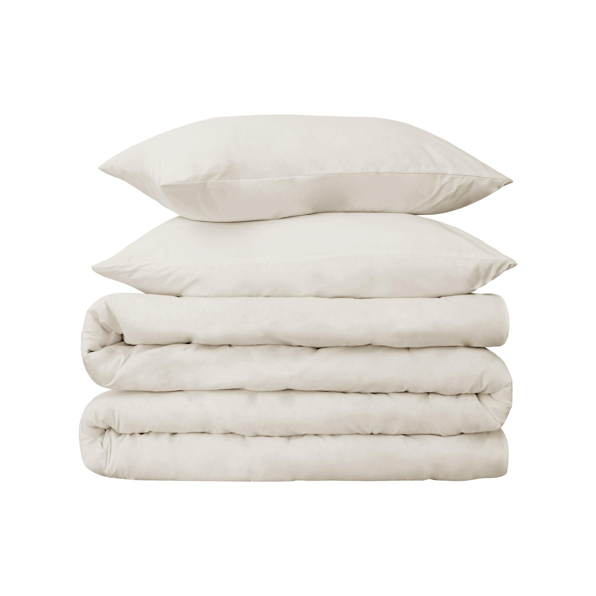 Luxury 650 Thread Count Egyptian Cotton Duvet Cover Set - King Size, Breathable & Hypoallergenic for Ultimate Comfort - Perfect for Master Bedroom, Guest Room & Hotel Use