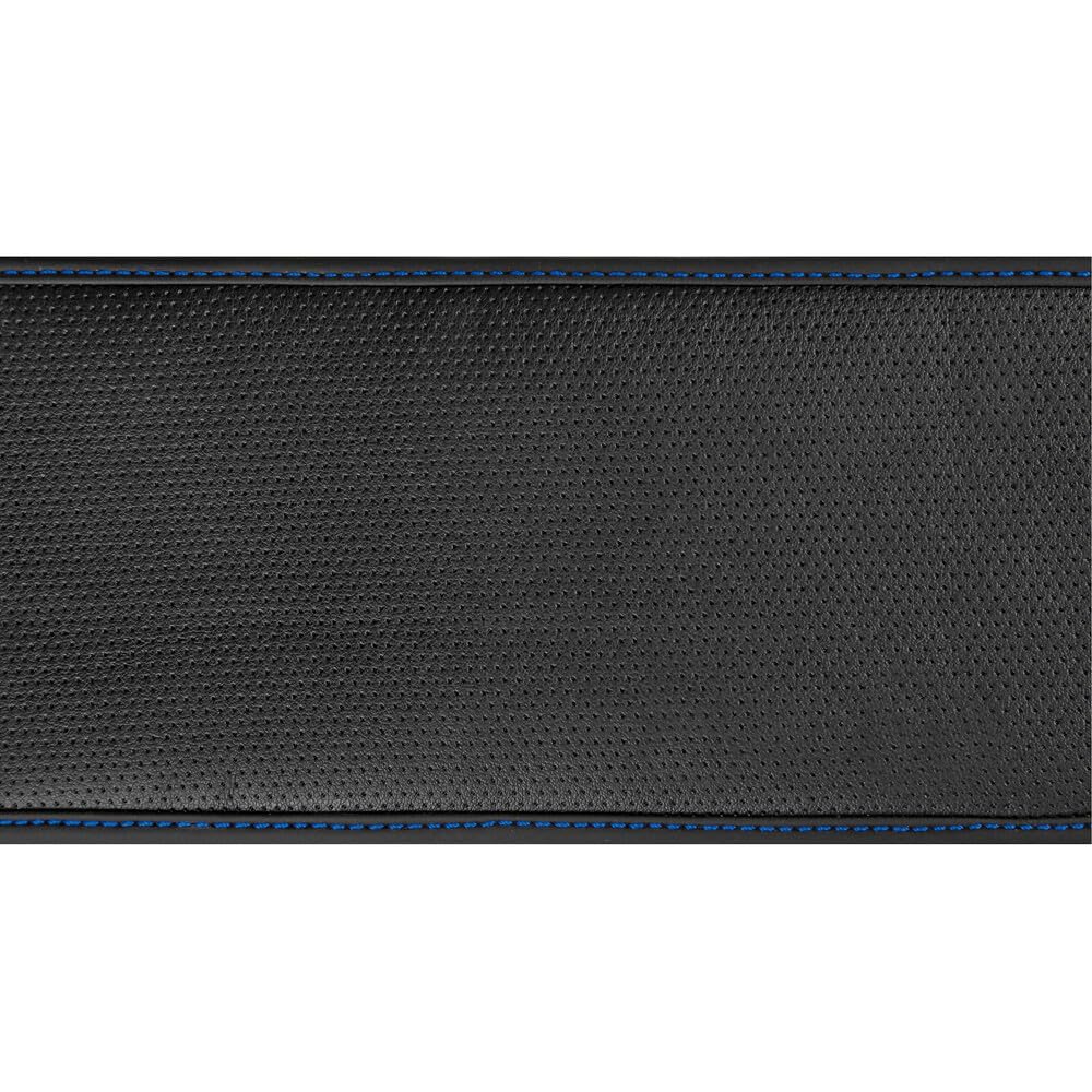Ultra Slim Stretch Steering Wheel Cover for Trucks - Black & Blue (46-48 cm) | Non-Slip Grip & Comfort Driving | Perfect for Long Hauls & Daily Commutes