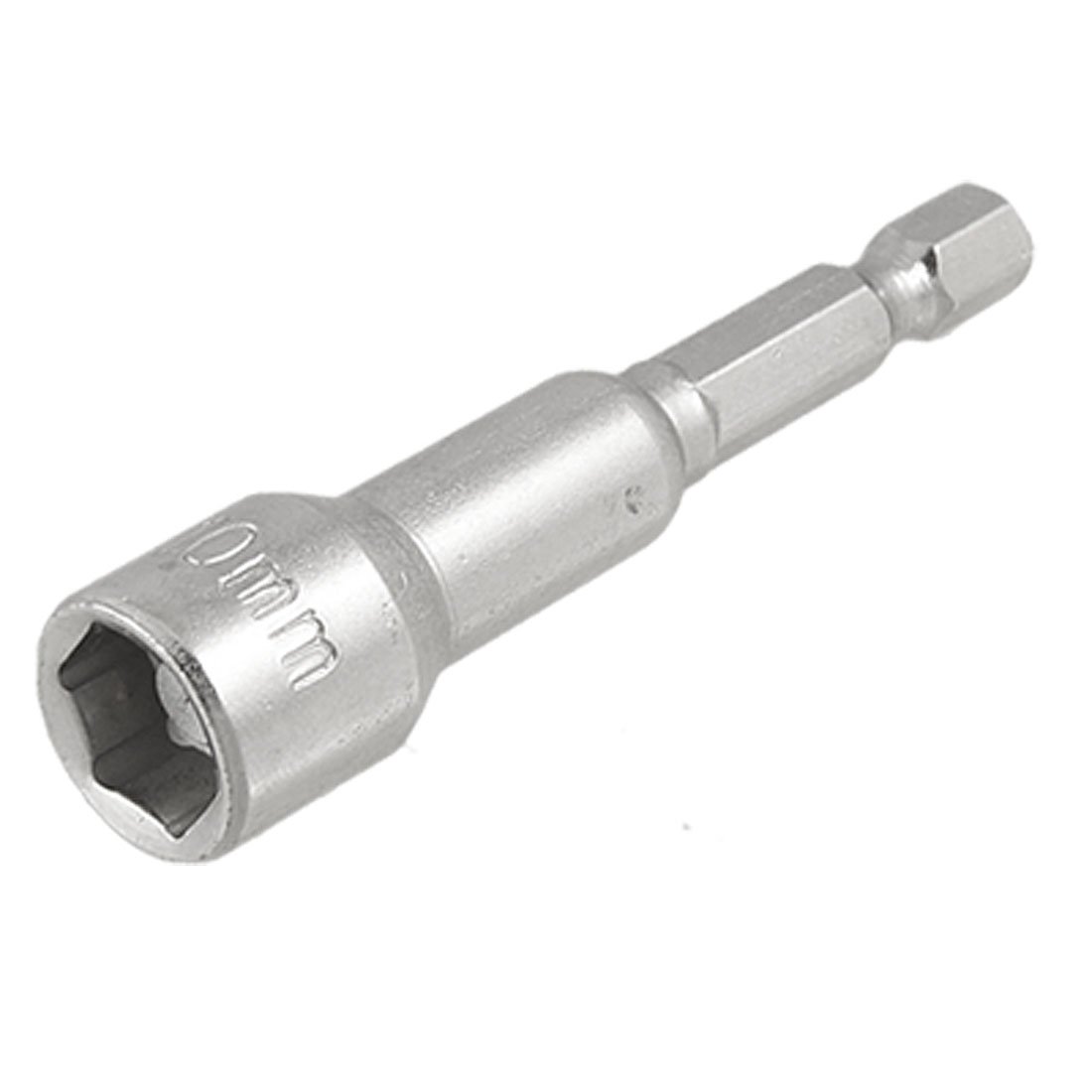 2 Pcs Magnetic Hex Socket Drill Bit Set - 10mm & 25/64in Hex, 15/64in Drill Hole - Hand Operated Power Tool Accessories for DIY, Woodworking, and Automotive Repairs