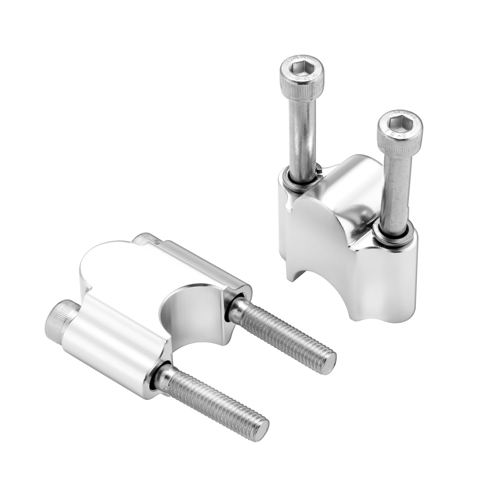Yamaha ATV Dirt Bike 7/8'' Handlebar Risers - 30mm Motorcycle Bar Mount Clamp for Off-Road & Trail Riding Accessories