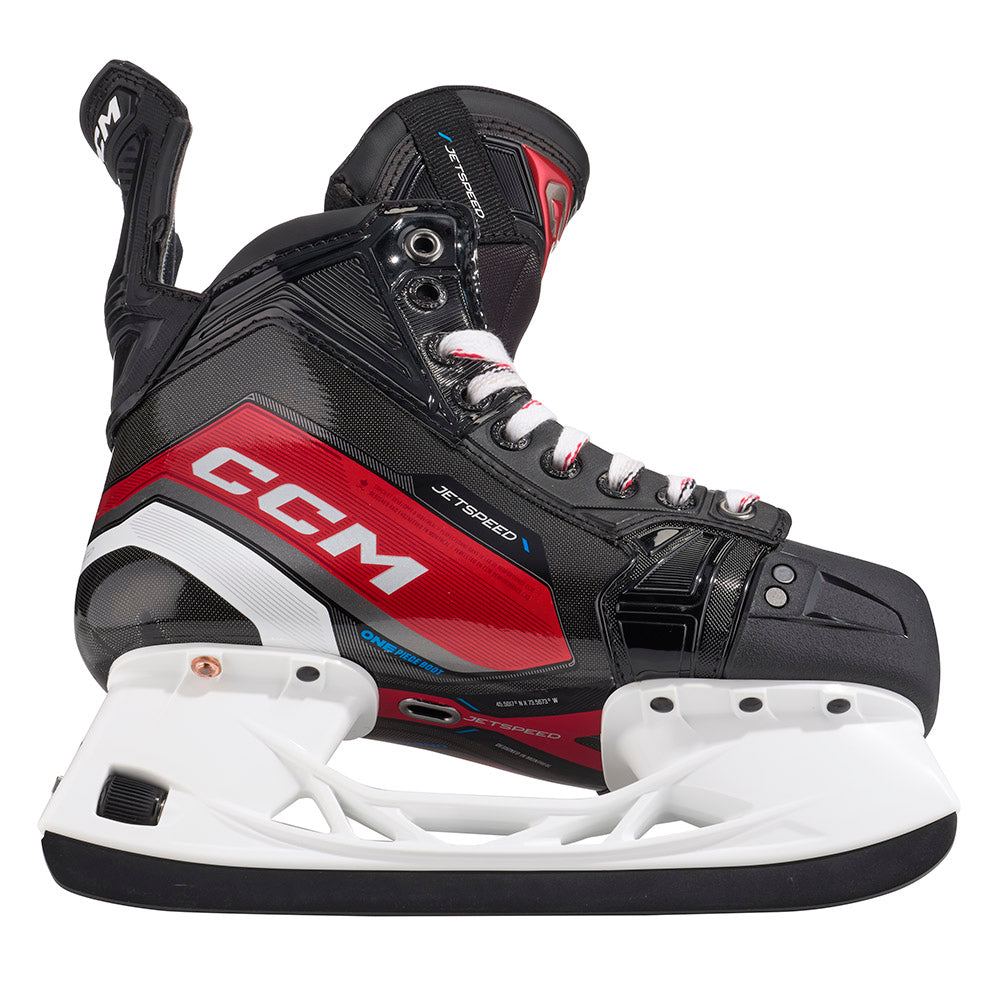 CCM Jetspeed Vibe 2023 Intermediate Ice Hockey Skates - Lightweight Performance Skates for Youth & Adult Players - Perfect for Rink Training & Competitive Games