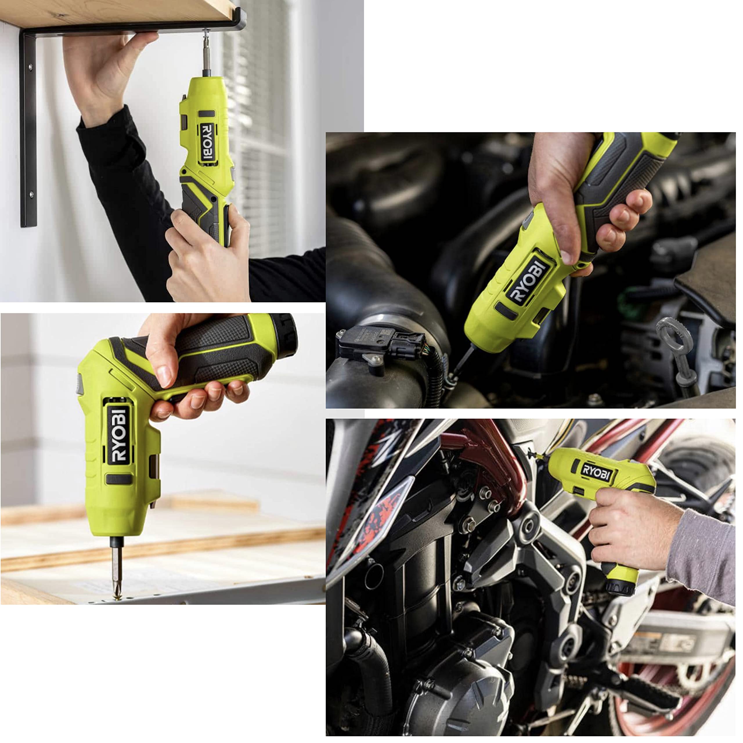 Compact USB Rechargeable Lithium Screwdriver Set with Pivoting Head, 3x 2.0Ah Batteries, Zipper Tool Pouch & USB Cable - Dual LED Light, Onboard Bit Storage - Perfect for Home DIY, Electronics Repair & Small Appliance Maintenance