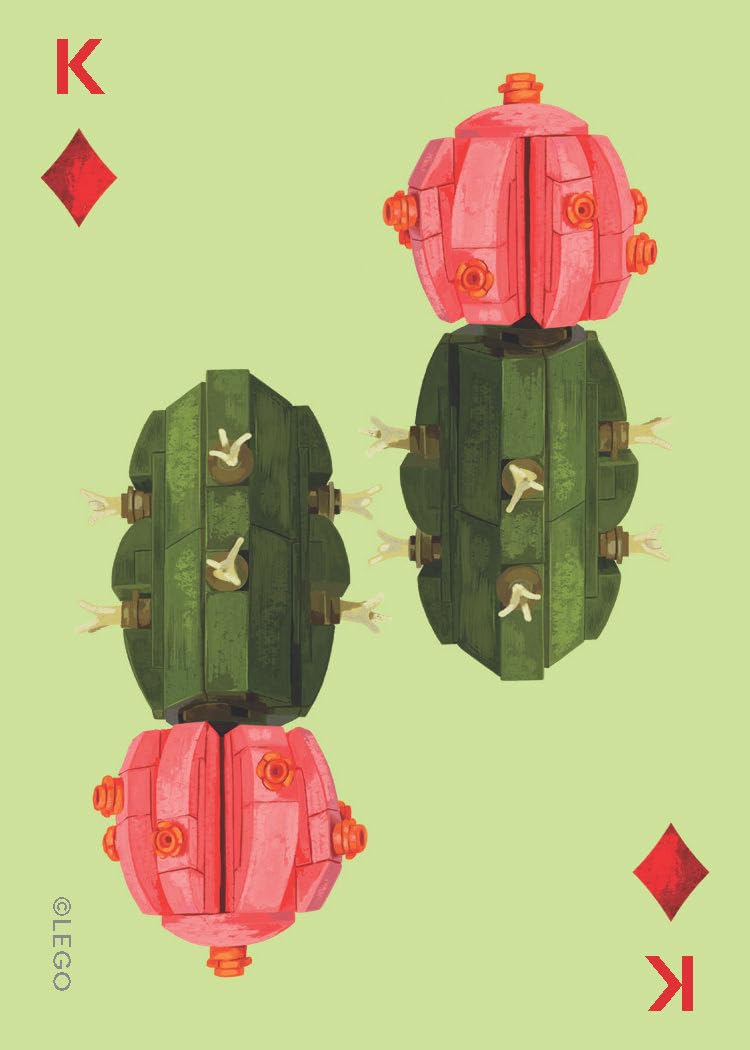 LEGO® Botanical Playing Cards – Beautiful Floral Design Deck for Card Games, Collectors & Gifts | Perfect for Poker, Magic Tricks, Family Game Nights & LEGO® Fans