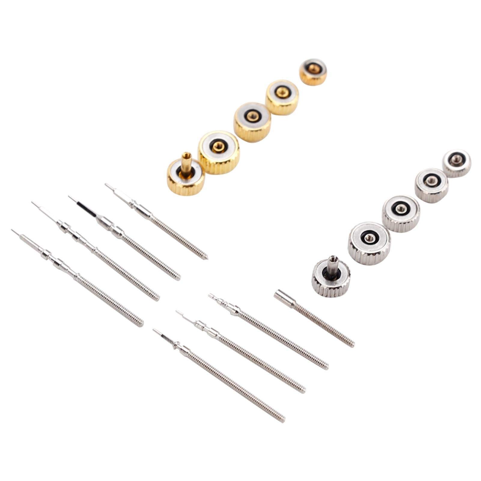 Watch Repair Kit with Crown & Stem Extender - Stainless Steel Tool Set for Watch Maintenance & DIY Fixes