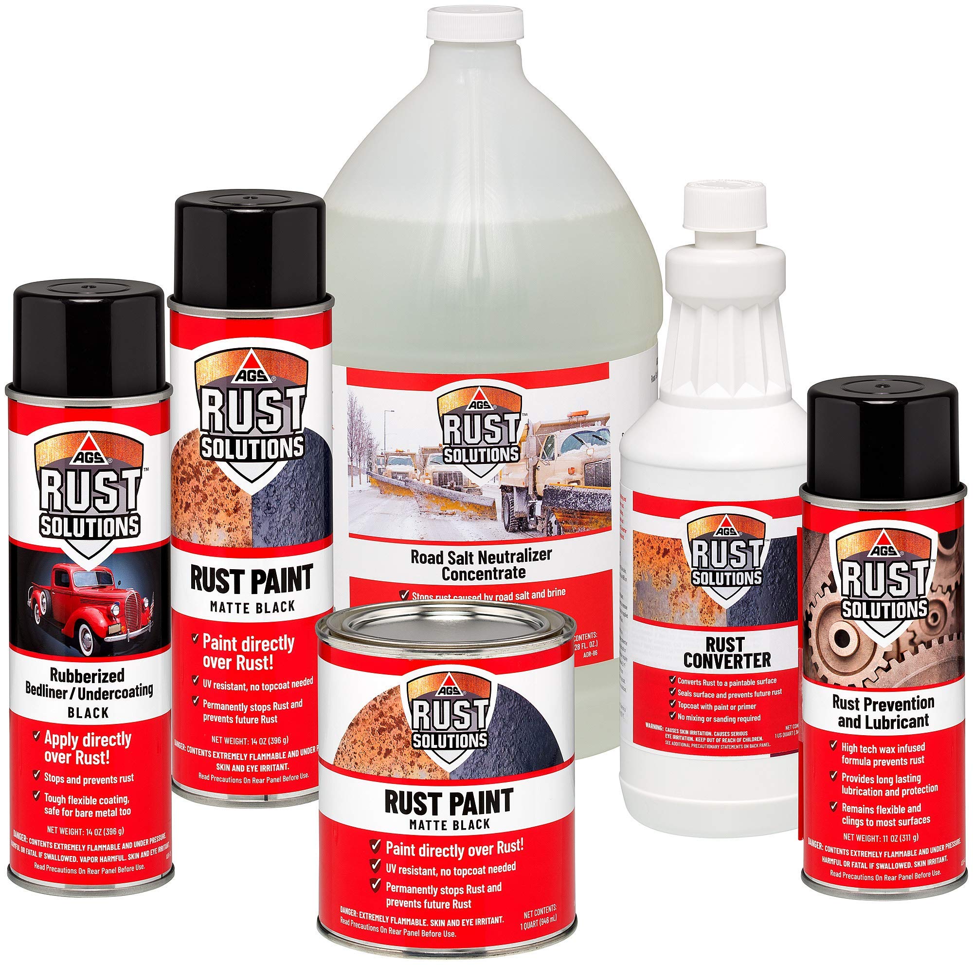 Rust-Oleum Matte Black Paint - 1 Gallon, Apply Over Rust, No Top Coat Needed, UV Protection - Ideal for Cars, Home, Shop & Farm Use - DIY Automotive Repair & Metal Surface Restoration