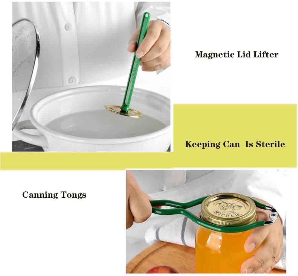 Premium 8-Piece Stainless Steel Canning Kit - Complete Canning Supplies Set with Pot, Tools & Accessories for Home Food Preservation, Pickling & Jam Making