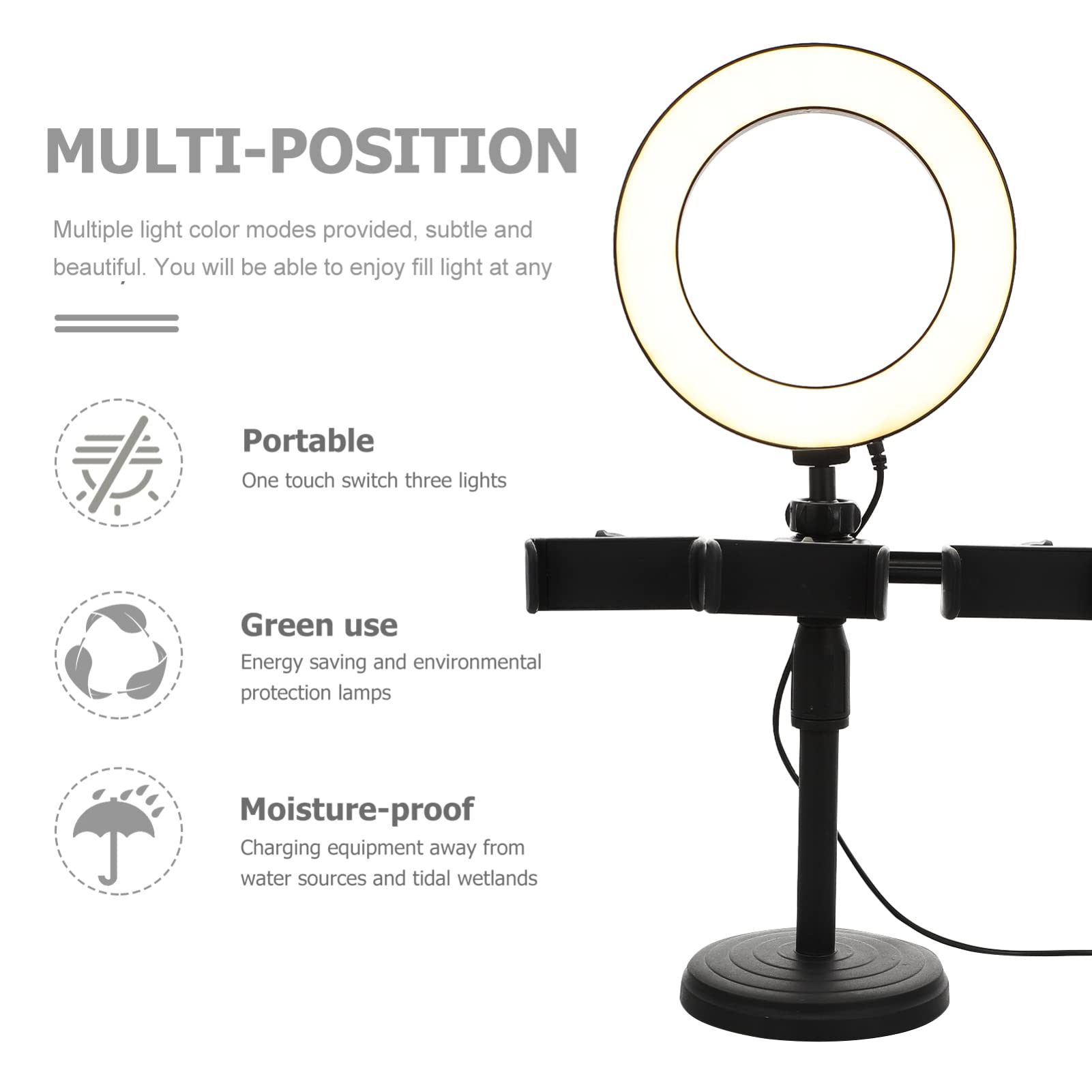 Adjustable Alloy Phone Stand - Versatile Desktop Holder for Live Streaming & Work