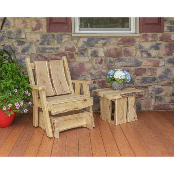 A & L Furniture Blue Mountain Timberland Glider Chair - Comfortable Rocking Recliner for Nursery, Living Room & Patio - Perfect for Relaxing, Nursing & Reading