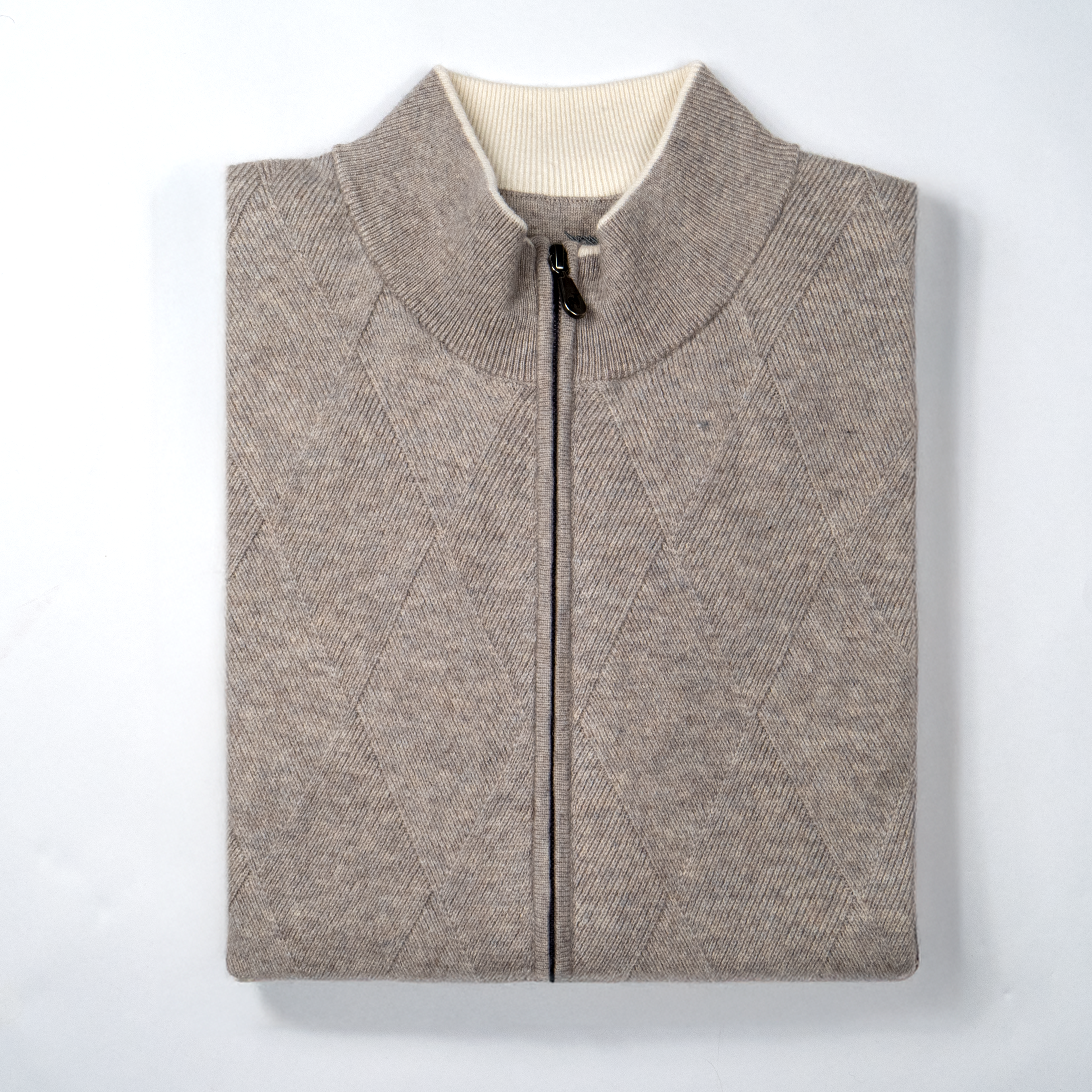 Raffi Jacquard Front Full-Zip Jacket for Men & Women | Stylish Lightweight Outerwear for Casual Wear, Travel & Outdoor Activities