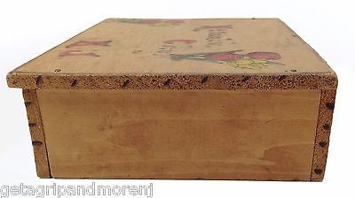 Hand Painted Wooden Jewelry Box with Drawer - Keepsake Trinket Storage for Necklaces, Rings & Earrings - Perfect for Gifts, Home Decor & Organizing Accessories in Atlantic City, NJ