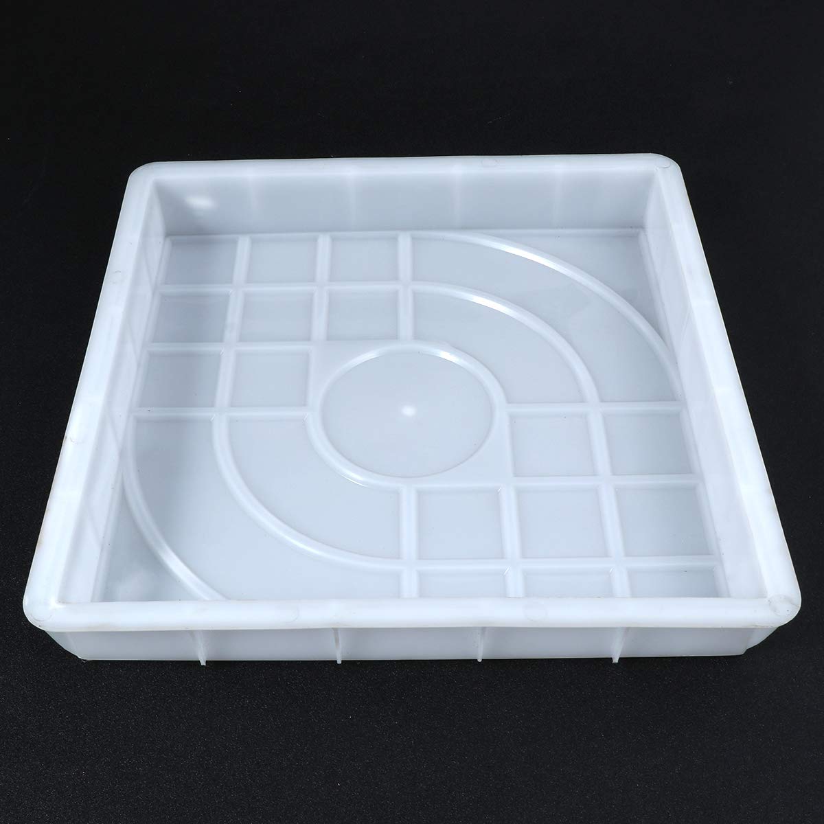 Yardwe Concrete Paving Stepping Stone Molds - DIY Rubber Concrete Stamp Molds for Walkways, Lawn & Garden Decoration - Outdoor Building Accessories for Patio, Pathway & Landscape Design